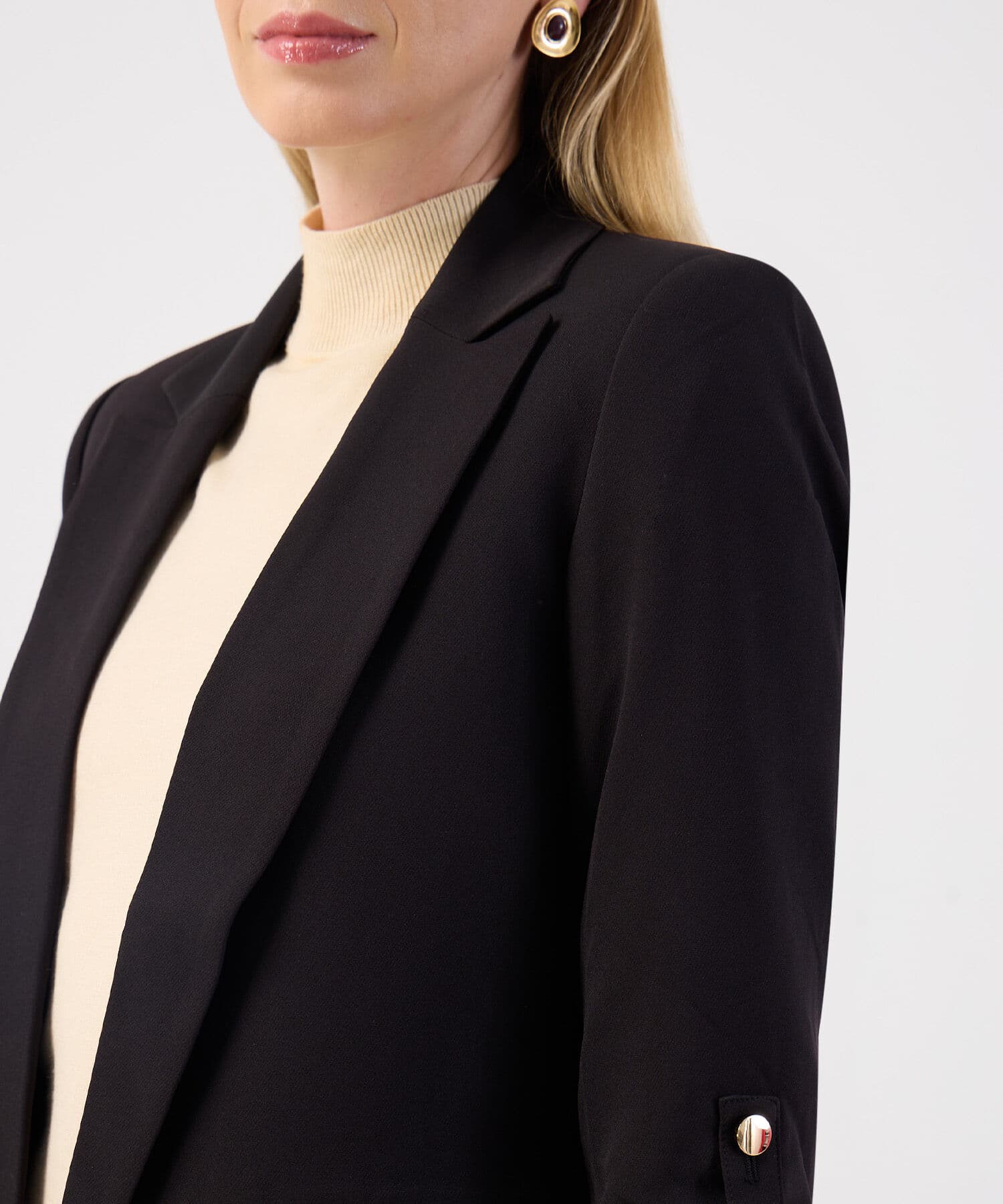 Chaqueta Niebla Ligero negro para mujer, vista 3