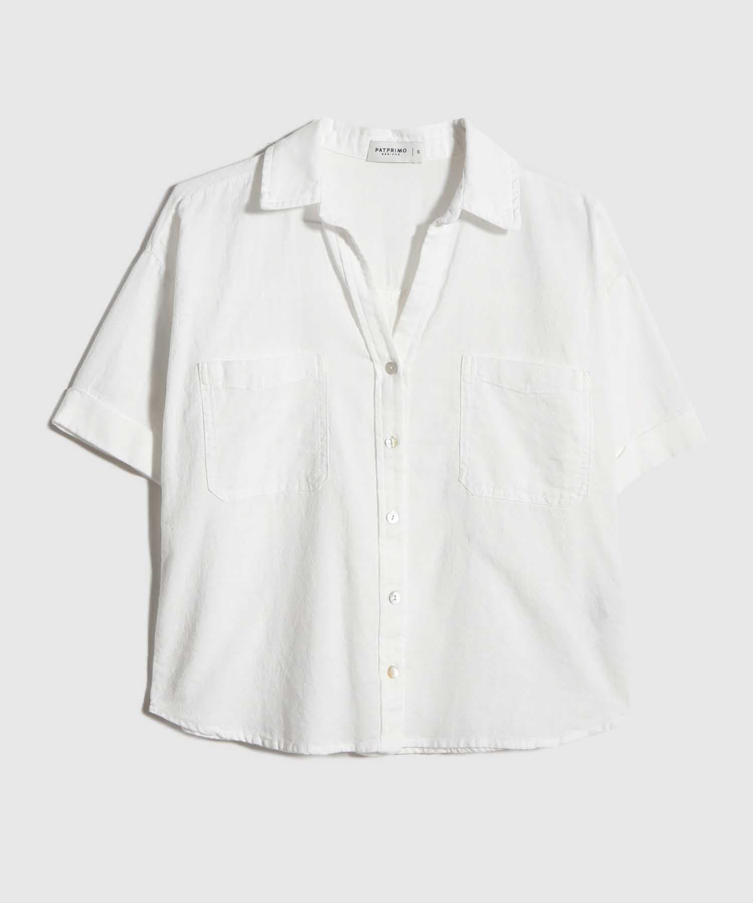 Camisa Brisa Minimalista blanco para mujer, vista 5