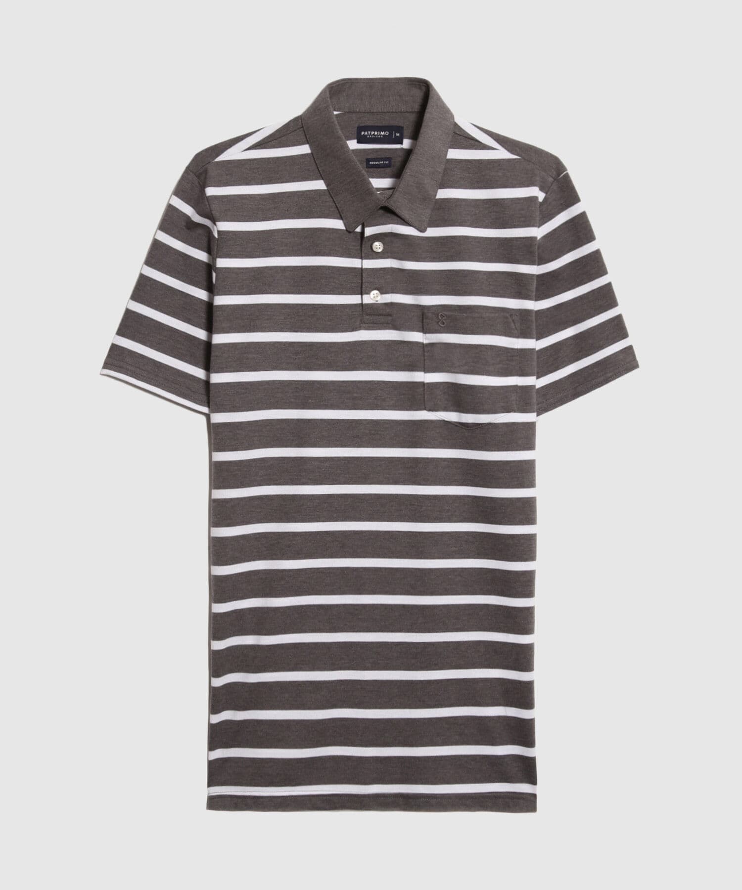 Polo Bahía Natural gris humo para hombre, vista 5