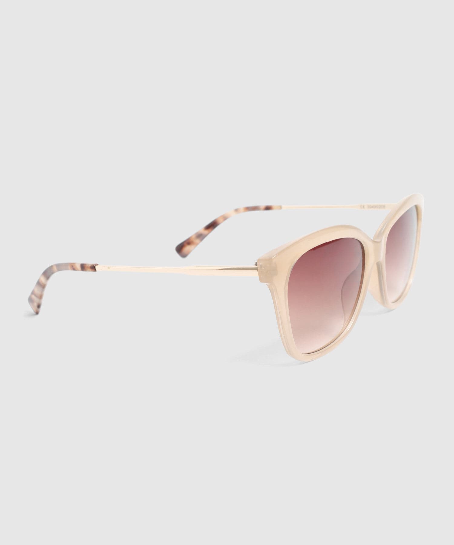 Gafas de sol Marfil Natural café para mujer, vista 2