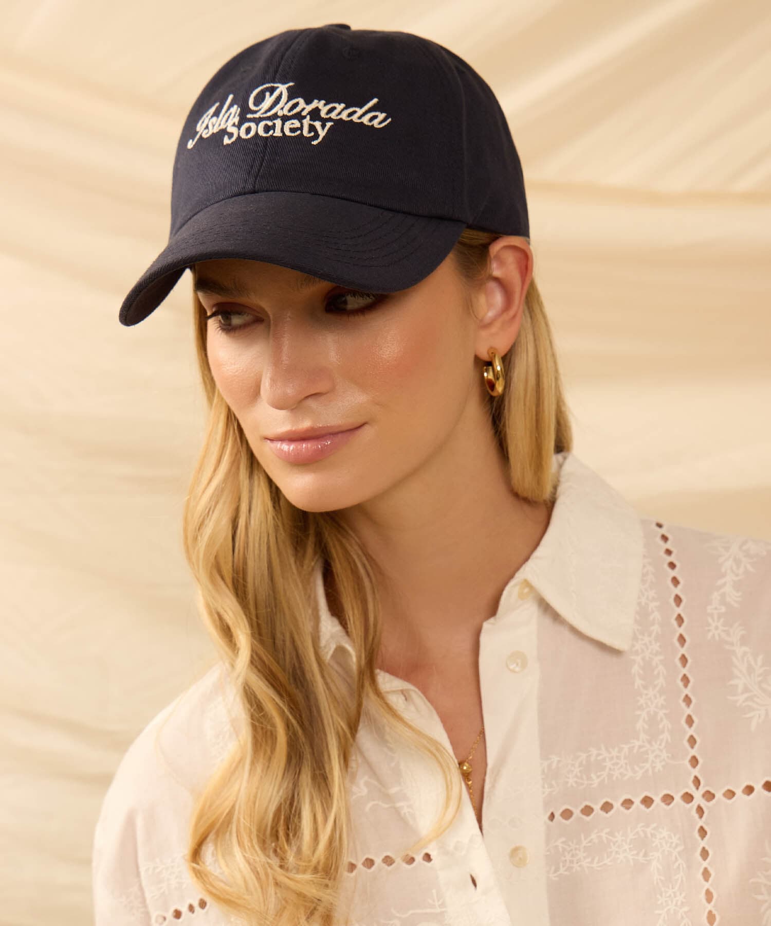 Gorra Encanto Sastre azul marino para mujer, vista 3