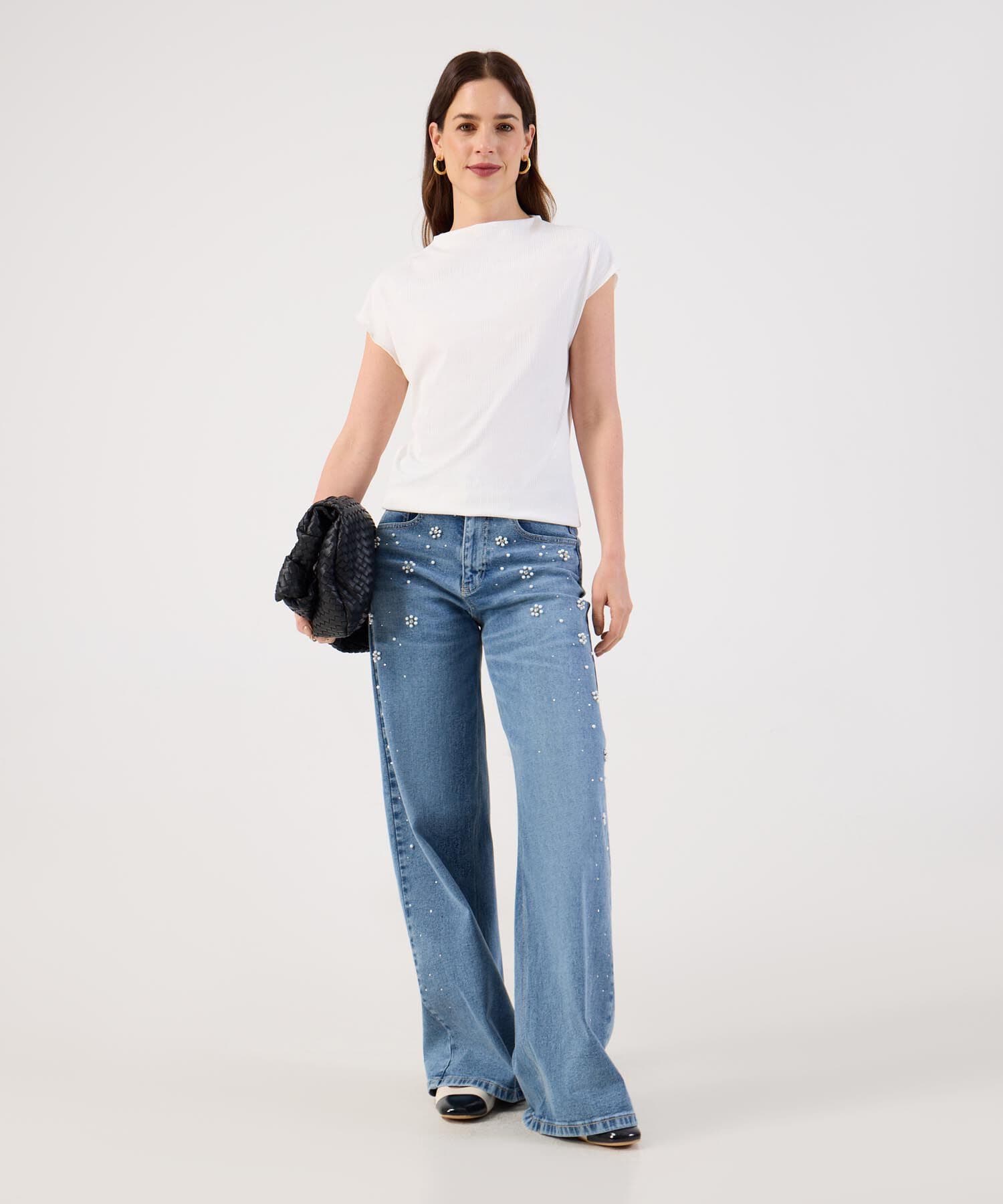Camiseta Dalia de Ciudad blanco para mujer, vista 2