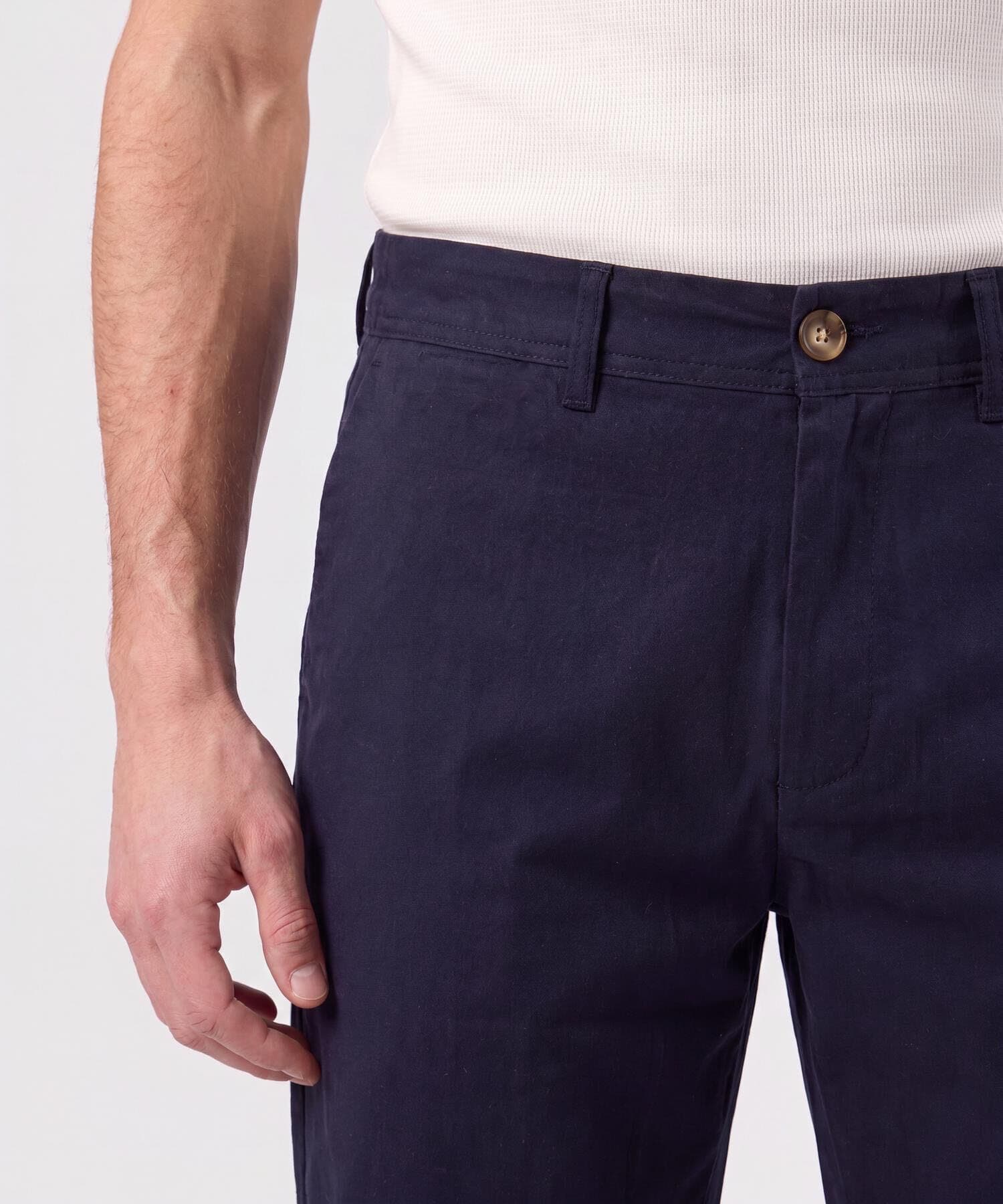 Bermuda Palma Clásico azul marino para hombre, vista 3