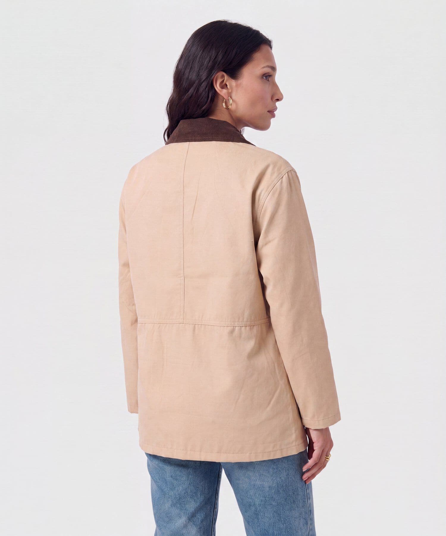 Chaqueta Salina de Noche arena para mujer, vista 4