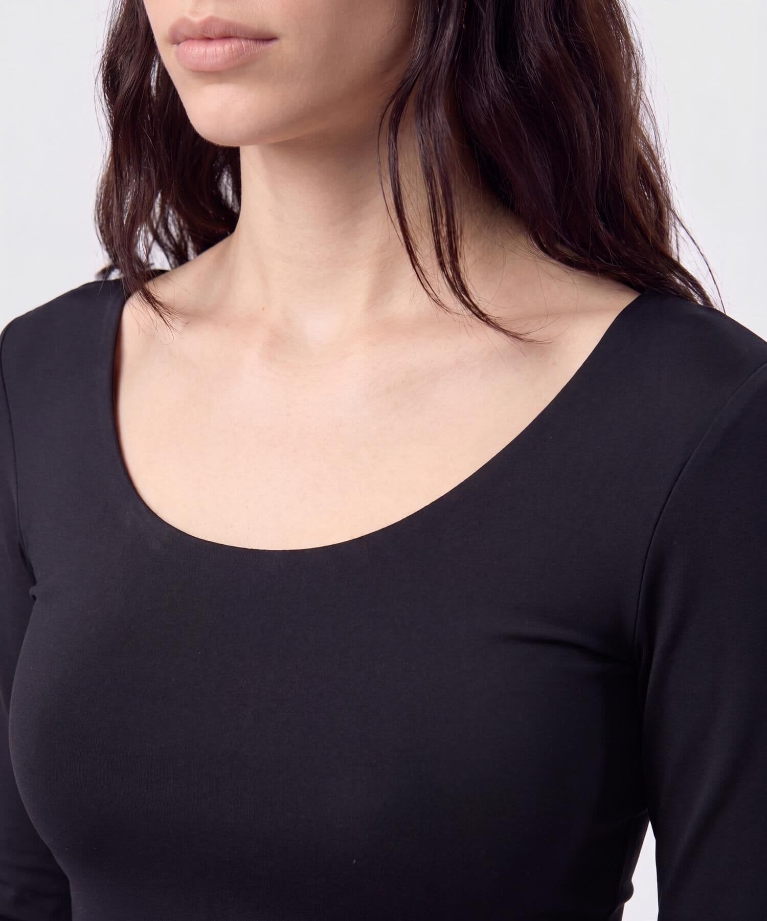 Camiseta Dalia Urbano negro para mujer, vista 3