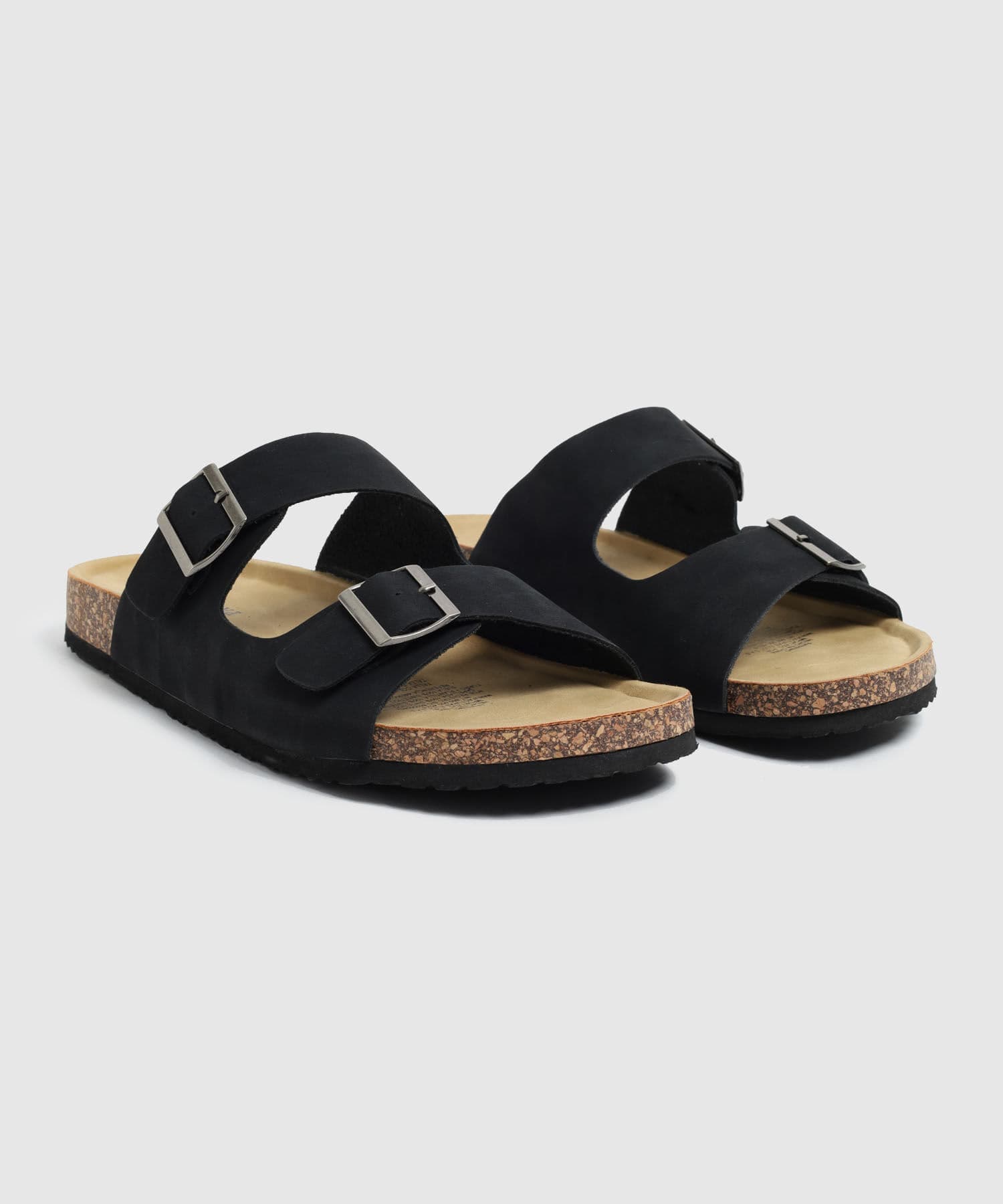 Sandalia Celeste Relajado negro para hombre, vista 2