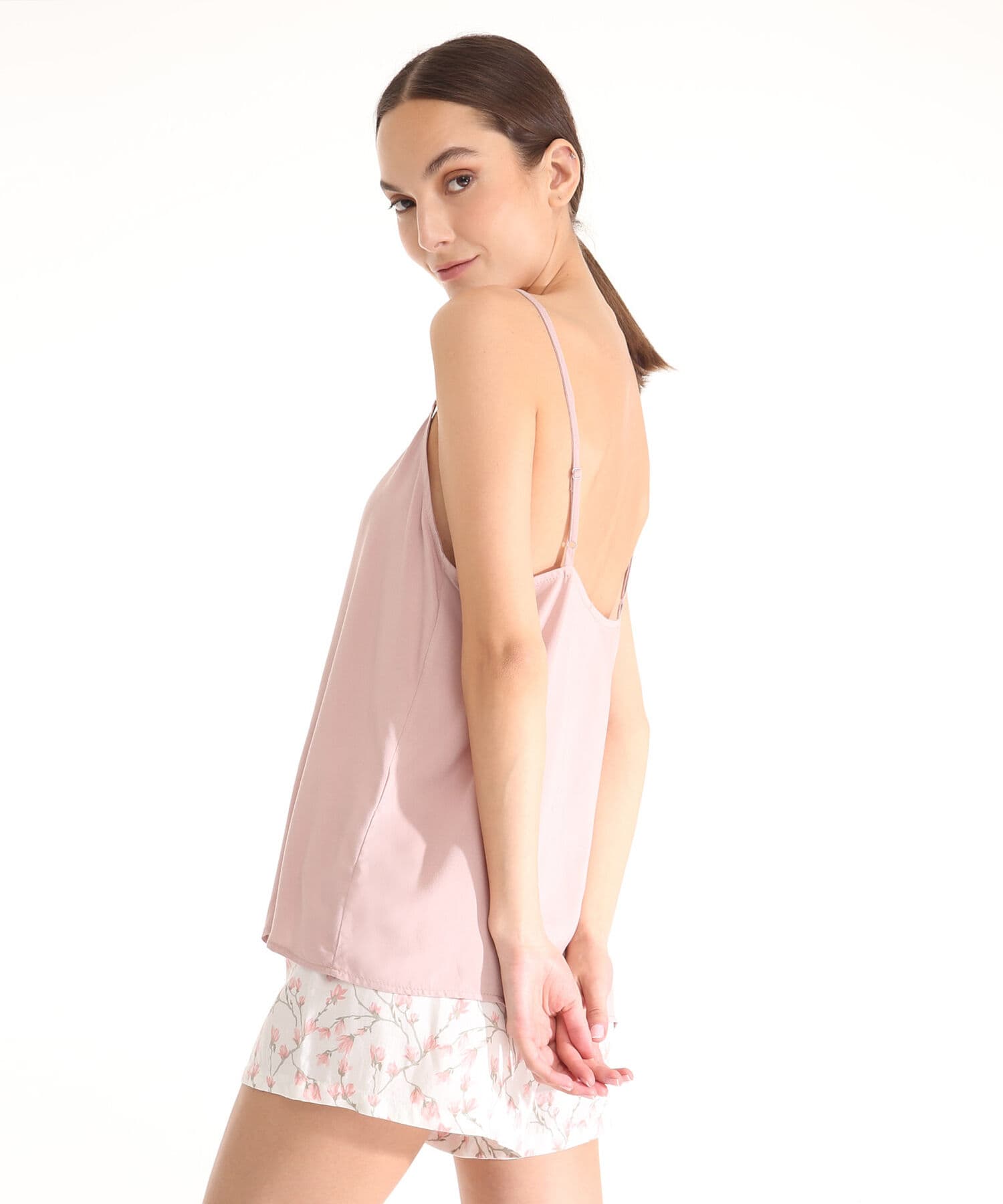 Camiseta Laguna Clásico rosa empolvado para mujer, vista 4