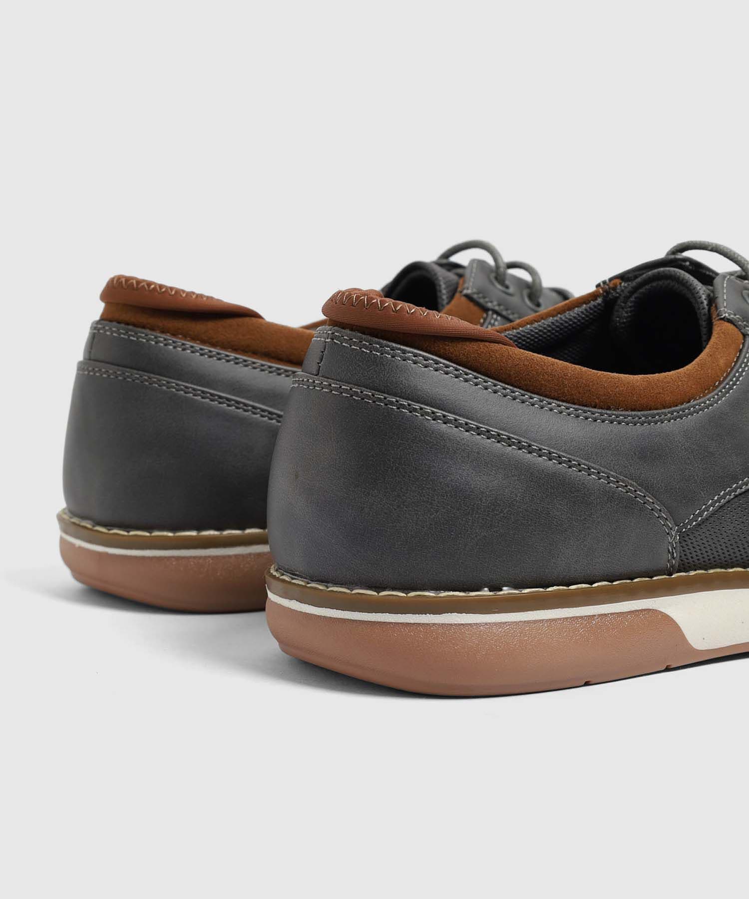 Zapatos Serena Esencial gris humo para hombre, vista 4