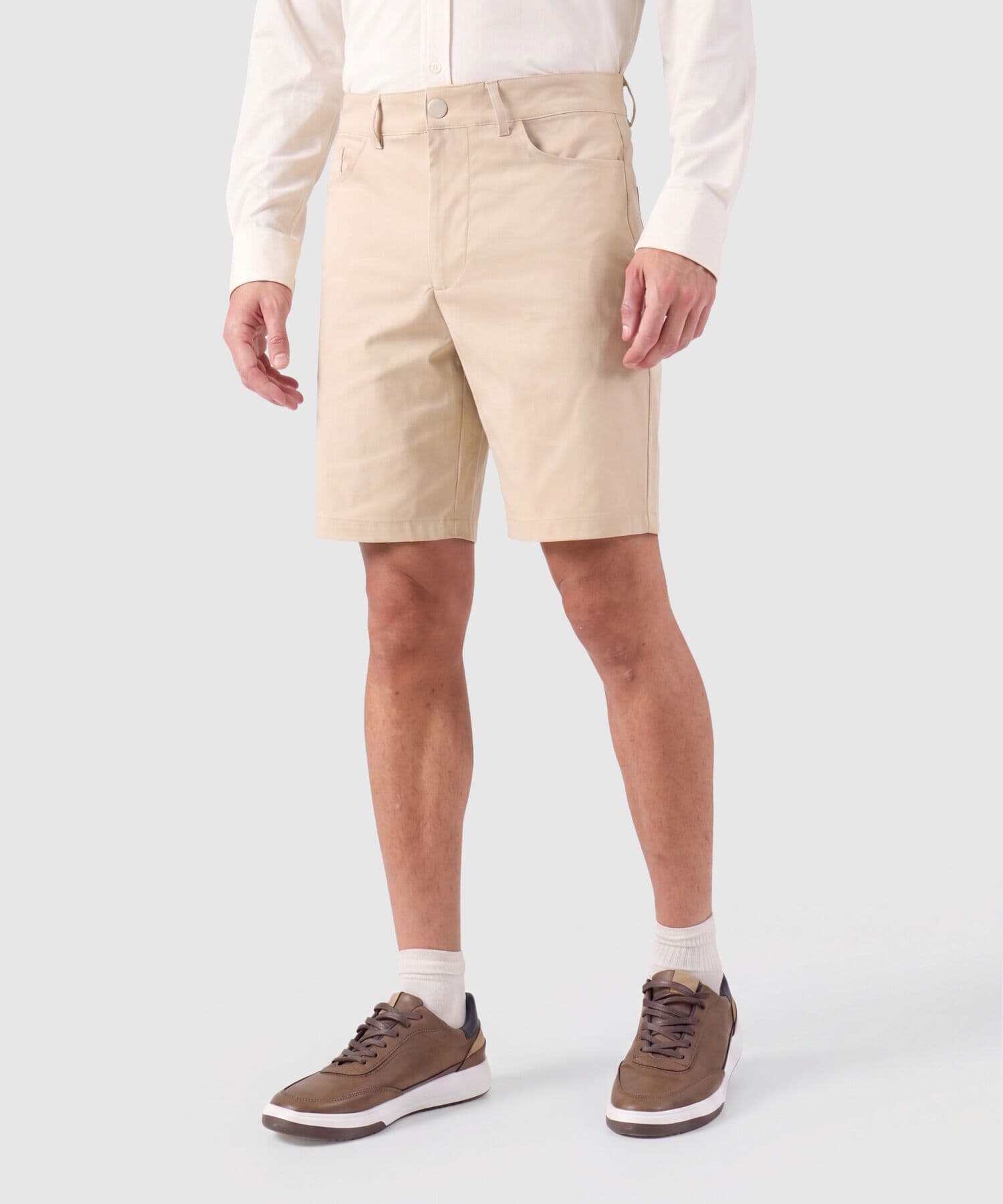 Bermuda Oliva de Ciudad café para hombre, vista principal