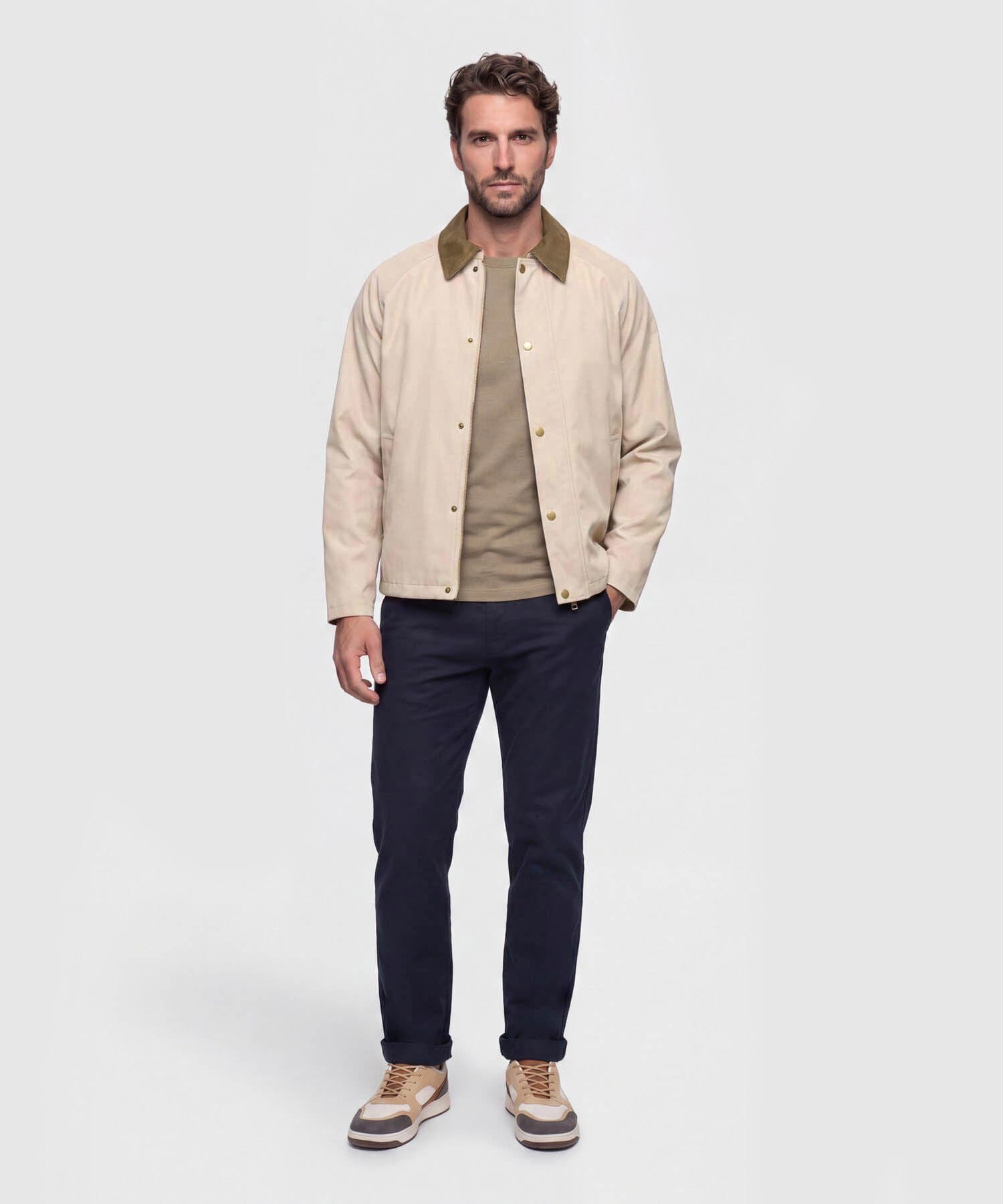 Pantalón Carmín Relajado azul marino para hombre, vista 4