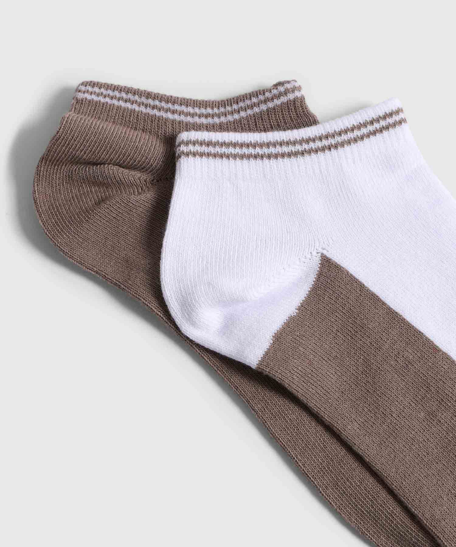 Medias Emilia Minimalista verde botella para mujer, vista 2