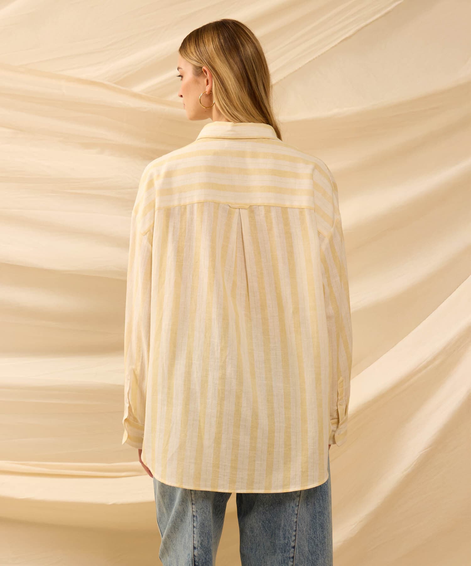 Camisa Litoral Texturizado verde oliva para mujer, vista 5