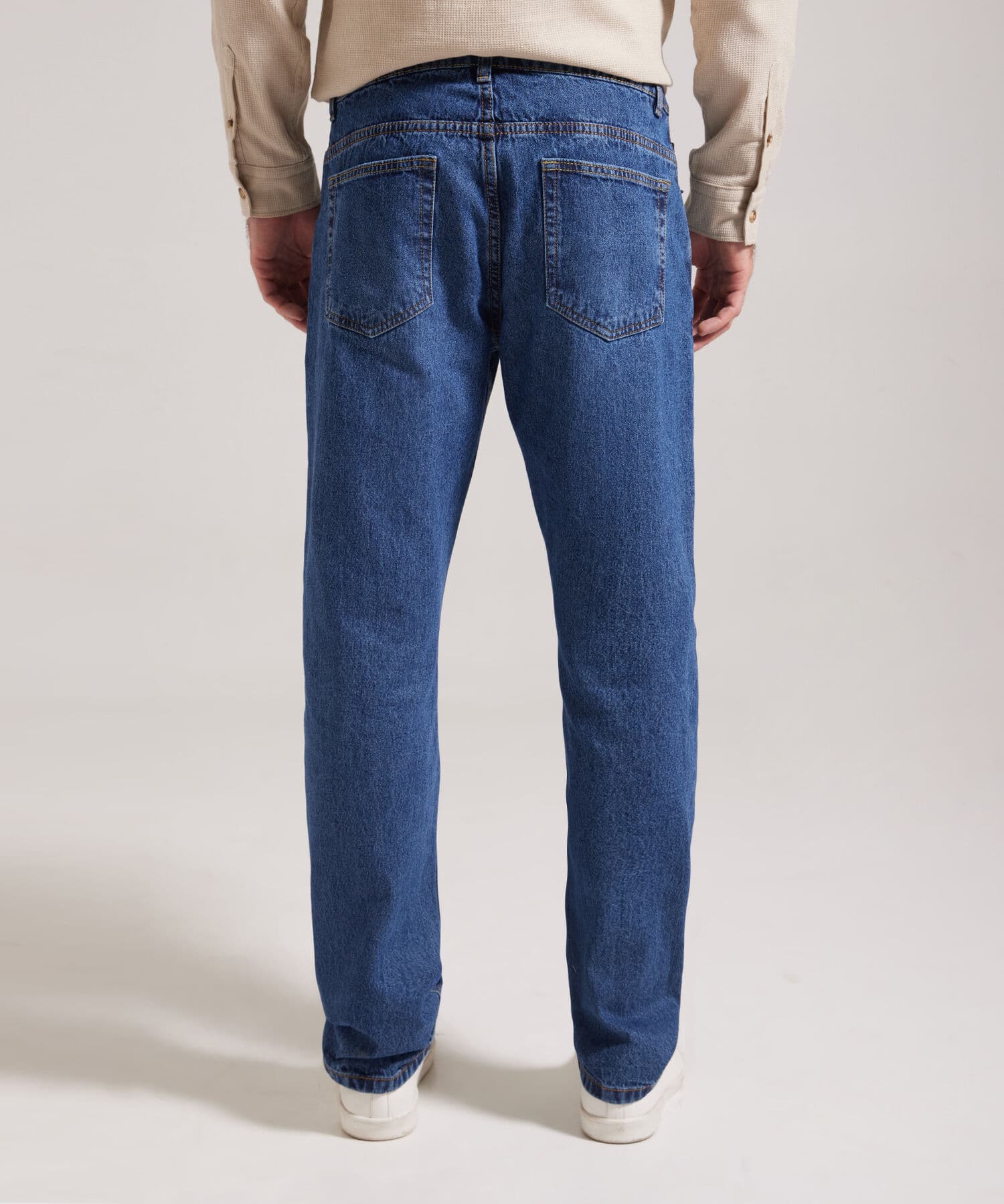 Jean Violeta Contemporáneo azul marino para hombre, vista 4