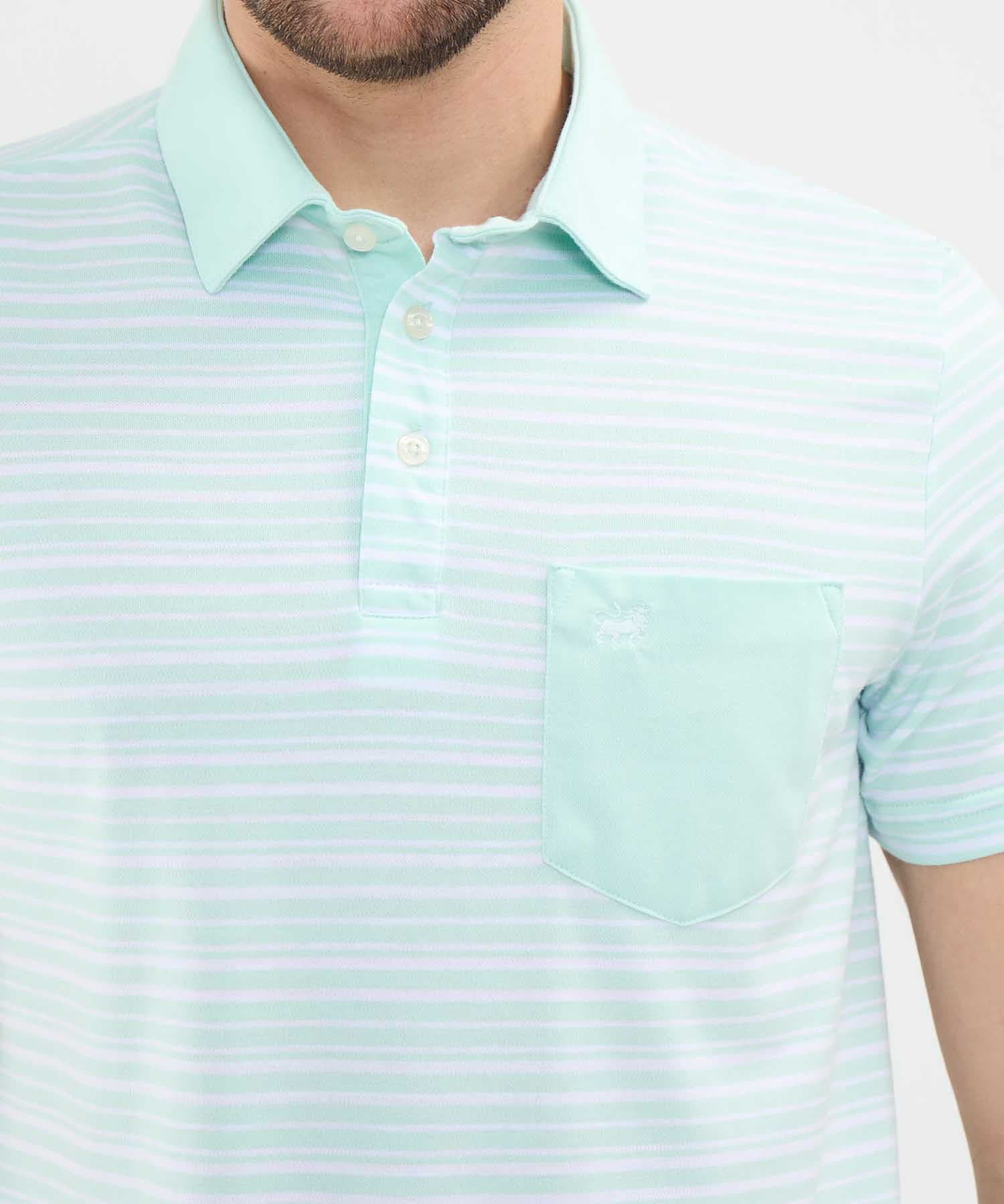 Polo Salina Sastre verde oliva para hombre, vista 3