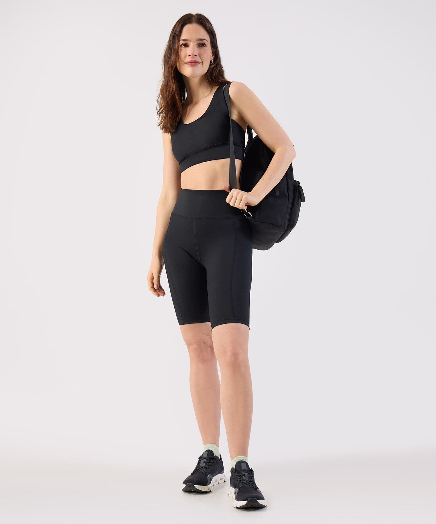Camiseta Coral Suave negro para mujer, vista 2
