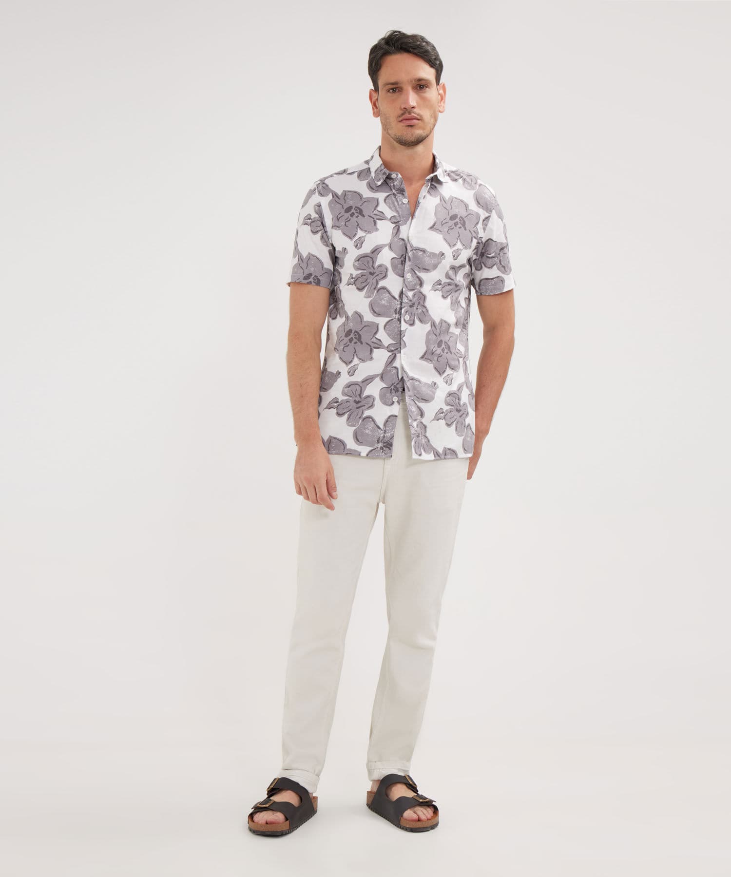 Camisa Palma Ligero negro para hombre, vista 2