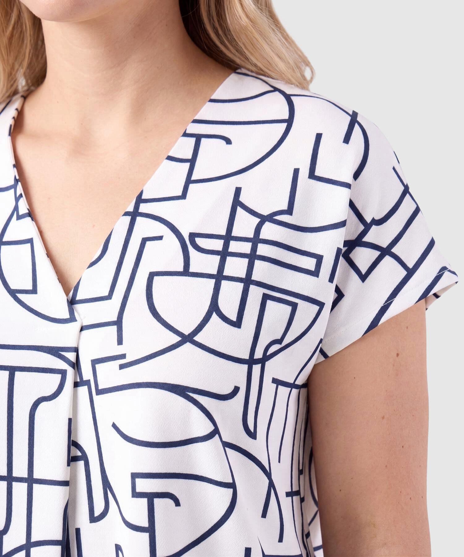 Camiseta Julieta de Noche blanco para mujer, vista 3