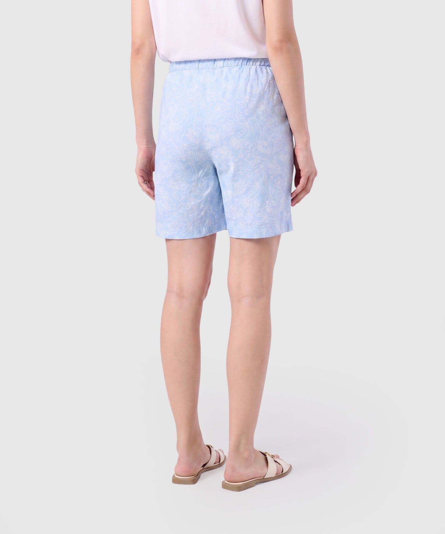 Bermuda Valentina Ligero azul marino para mujer, vista 4