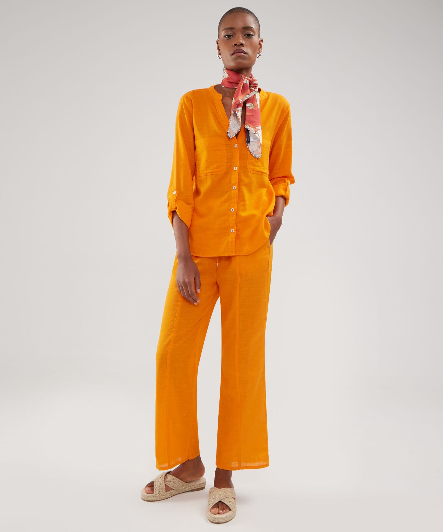 Botines Ámbar de Noche naranja para mujer, vista 2