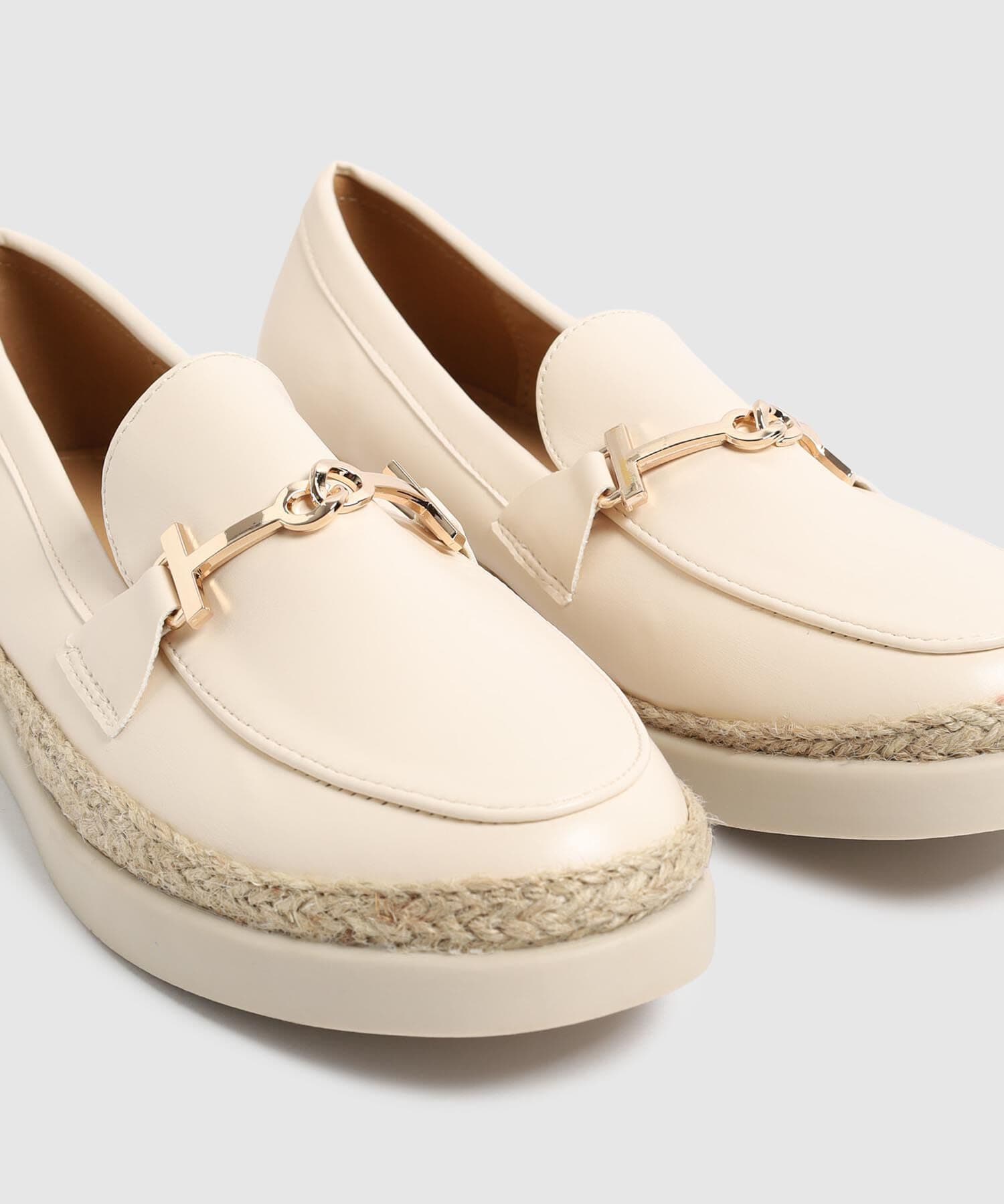 Mocasines Solana Relajado arena para mujer, vista 3