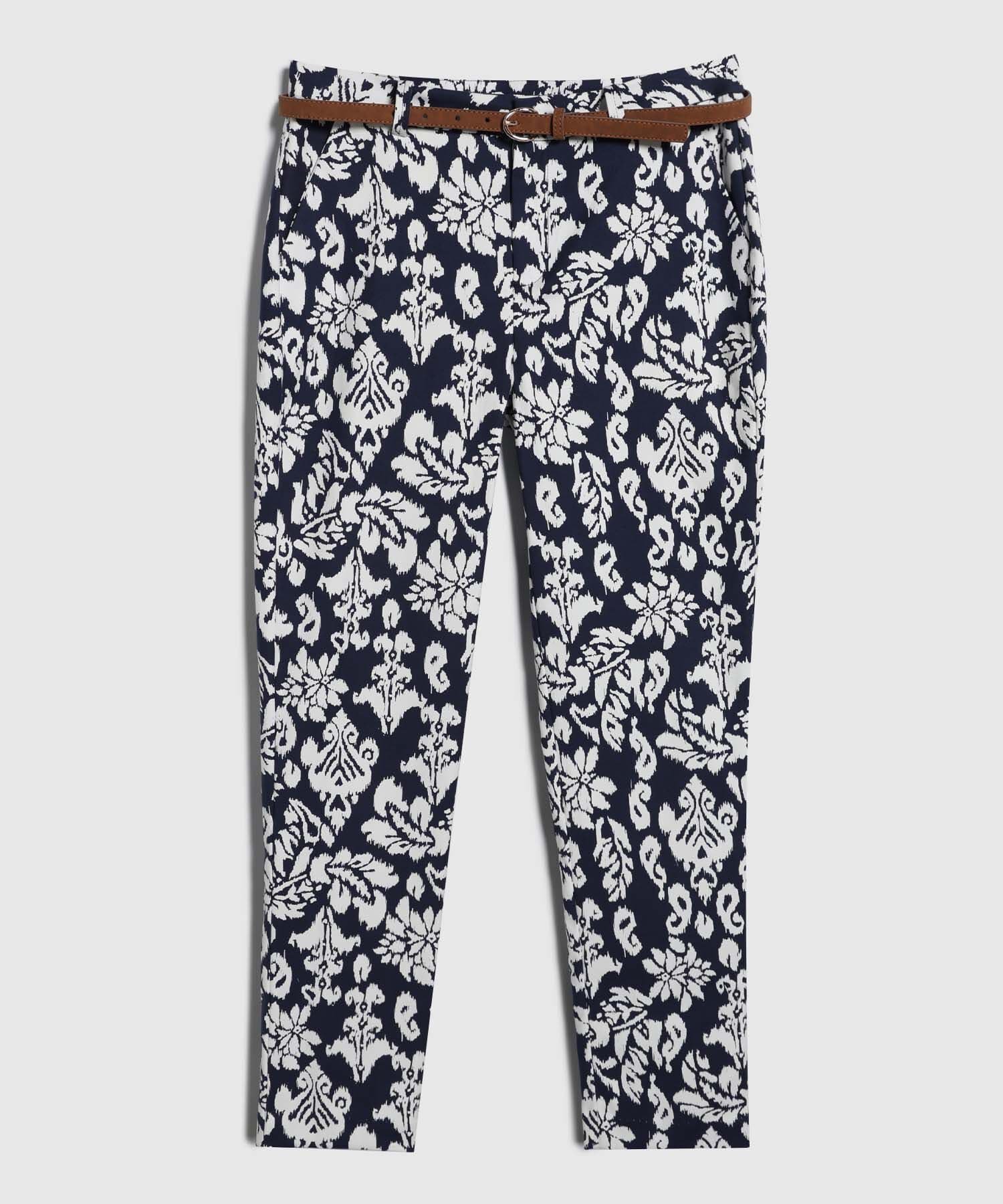 Pantalón Serena Fluido azul marino para mujer, vista 5