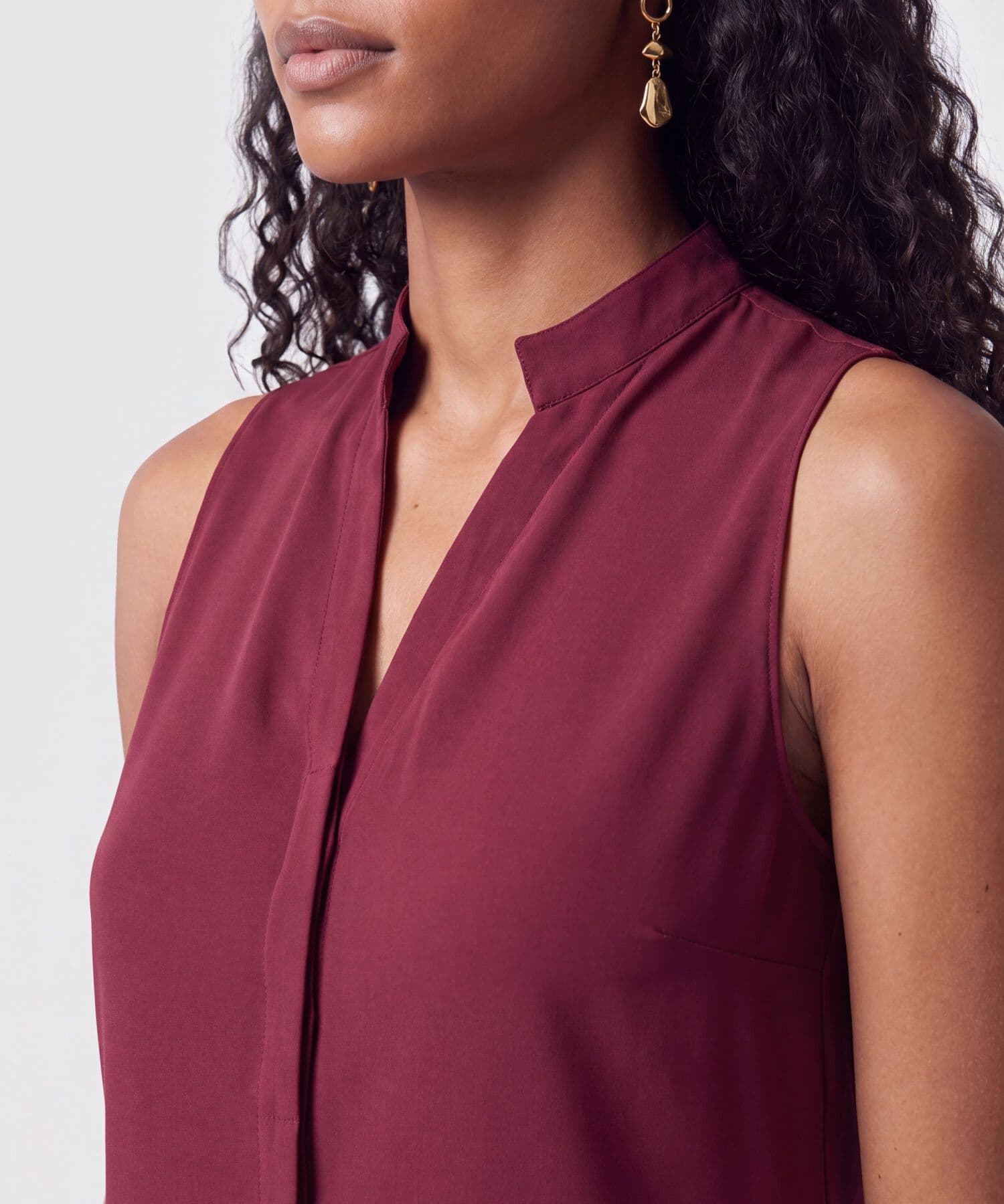 Blusa Laguna Sastre naranja para mujer, vista 3