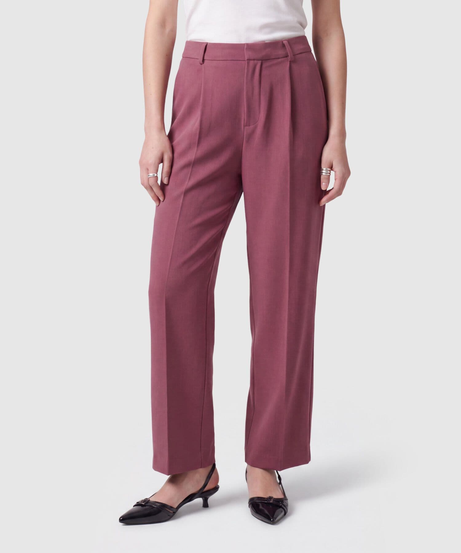 Pantalón Serena Relajado verde oliva para mujer, vista principal