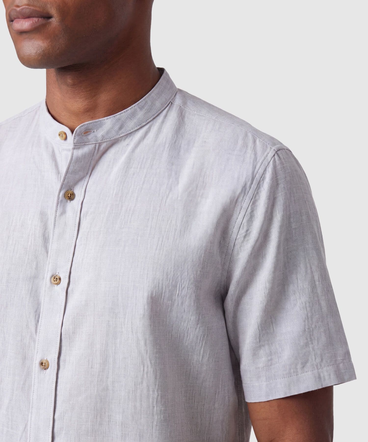 Camisa Cauce Esencial verde oliva para hombre, vista 3