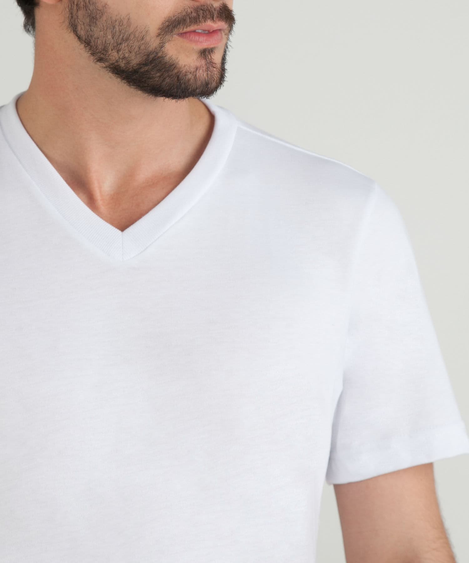 Camiseta Niebla Contemporáneo blanco para hombre, vista 3
