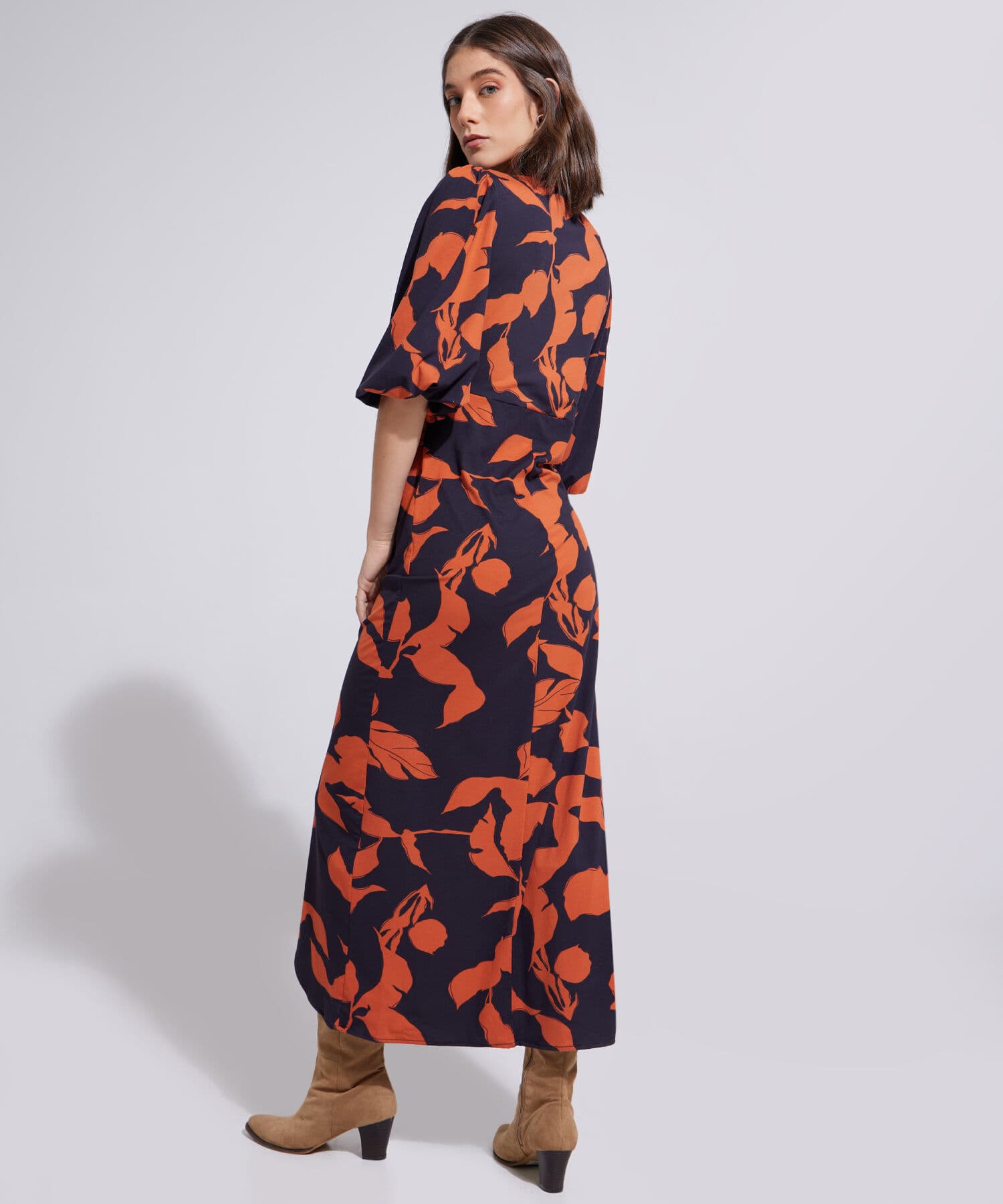 Vestido Guayacán de Día negro para mujer, vista 5