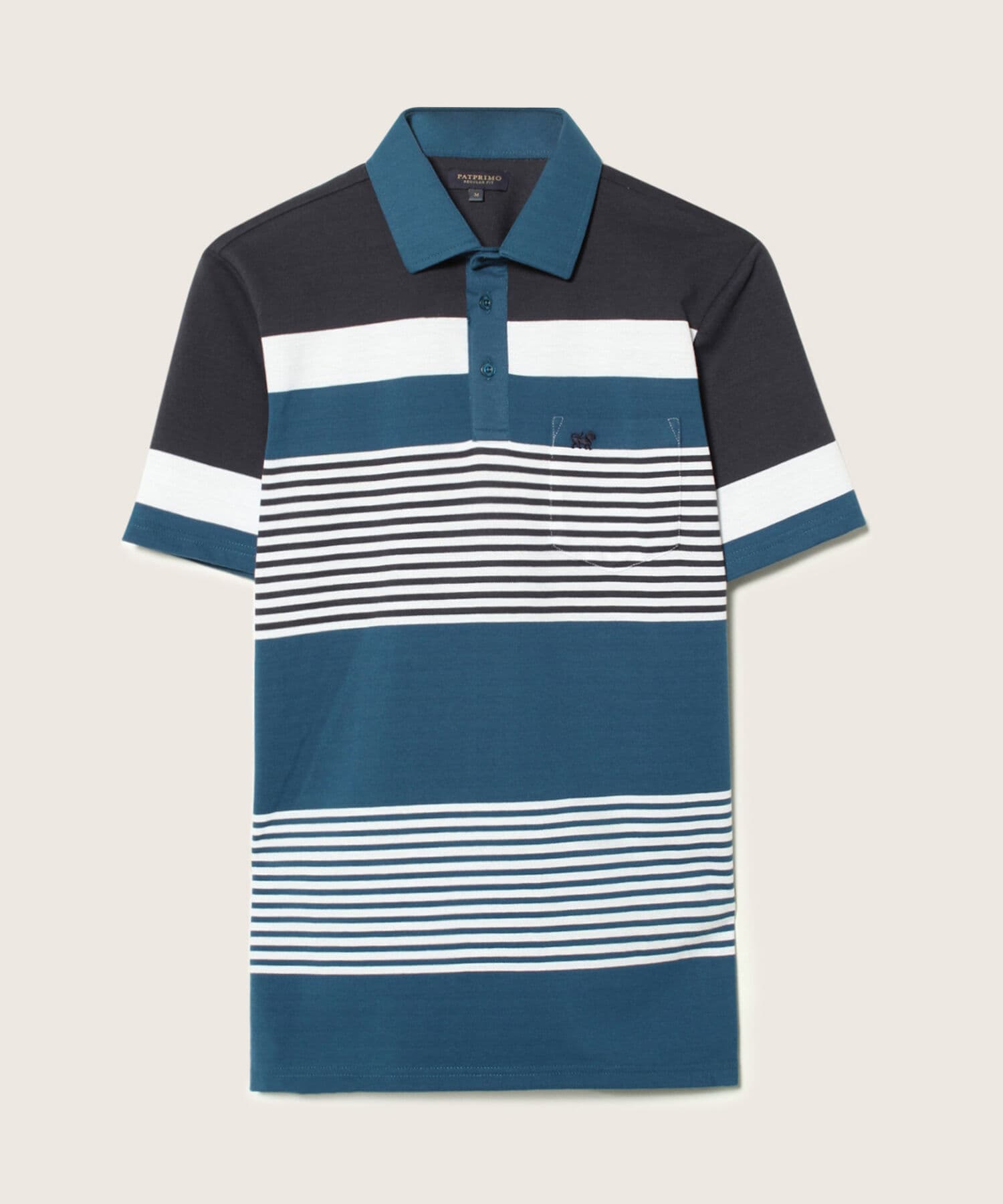 Polo Río Esencial azul marino para hombre, vista 5