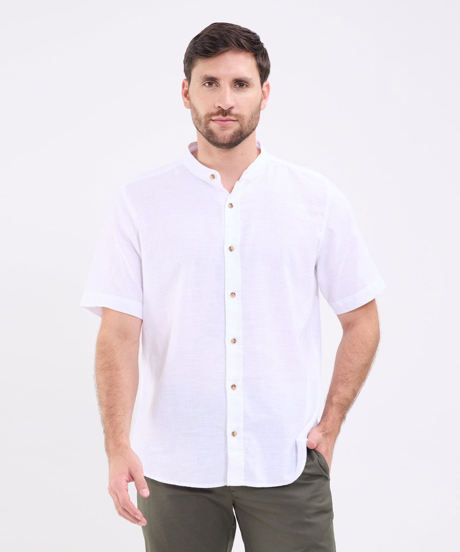 Camisa Litoral de Día blanco para hombre, vista principal