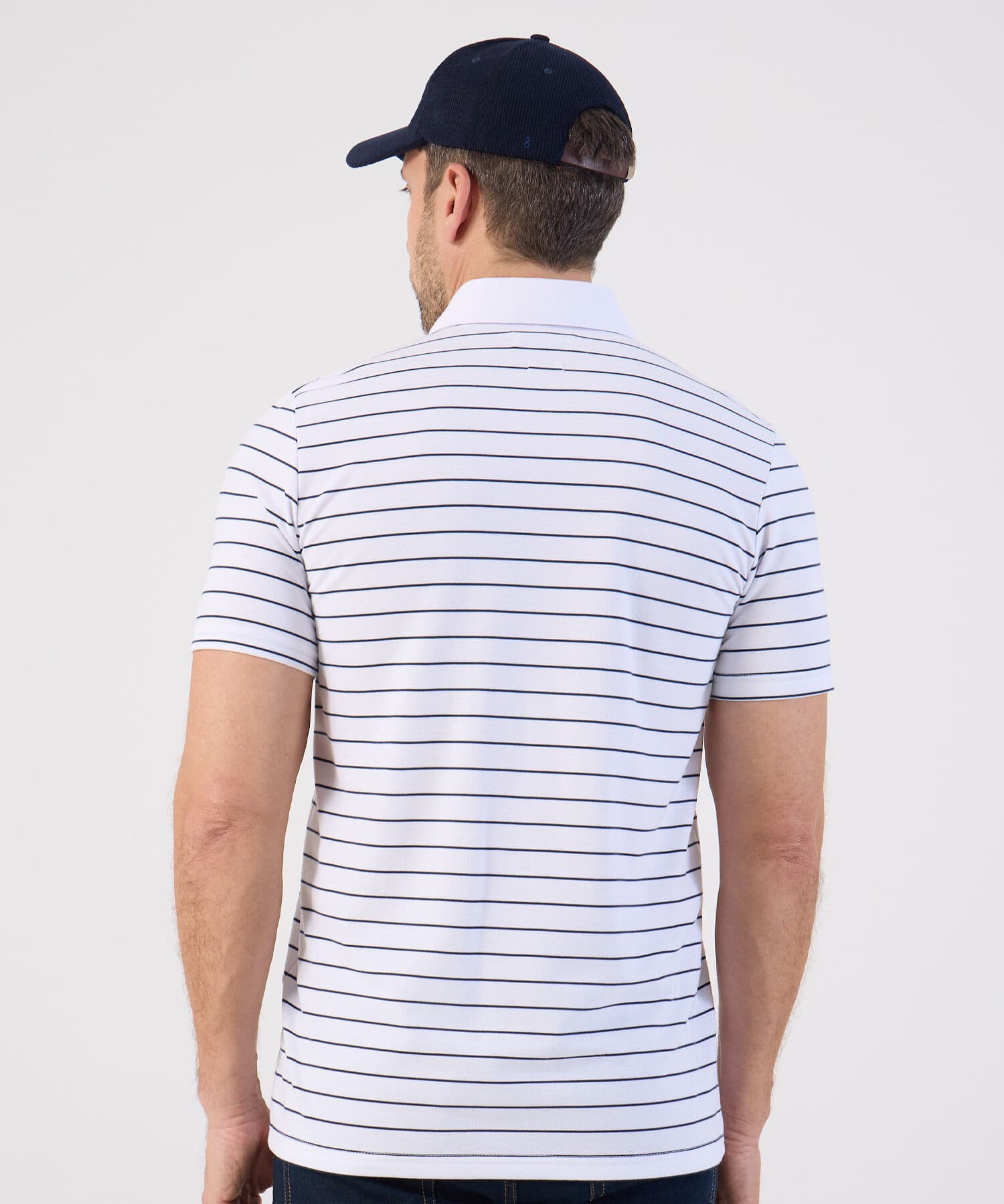 Polo Renata Contemporáneo blanco para hombre, vista 4