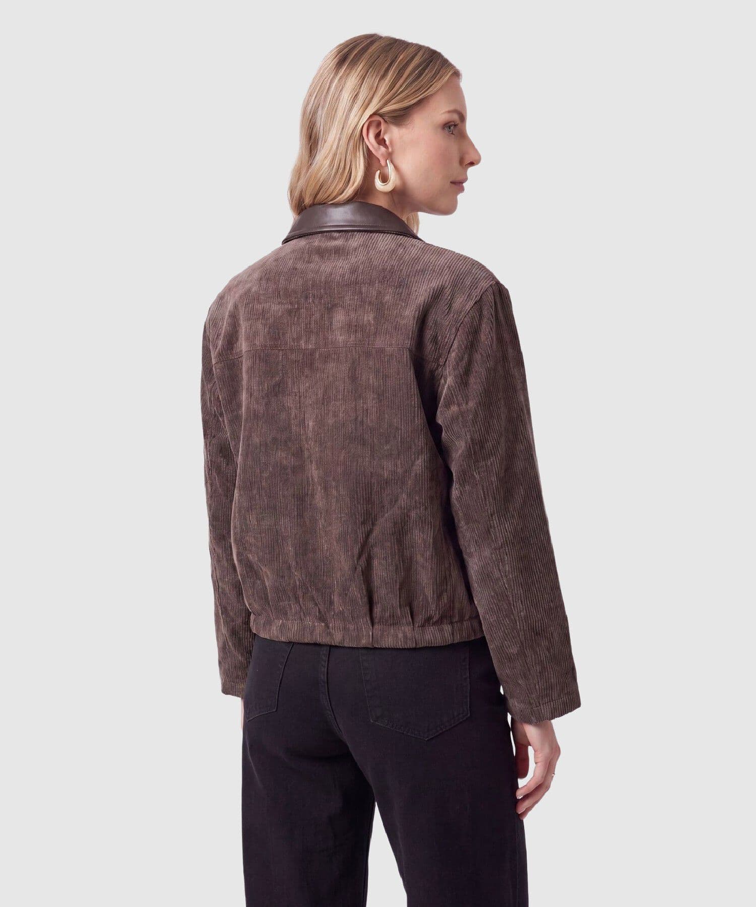 Chaqueta Tierra Sastre café para mujer, vista 4