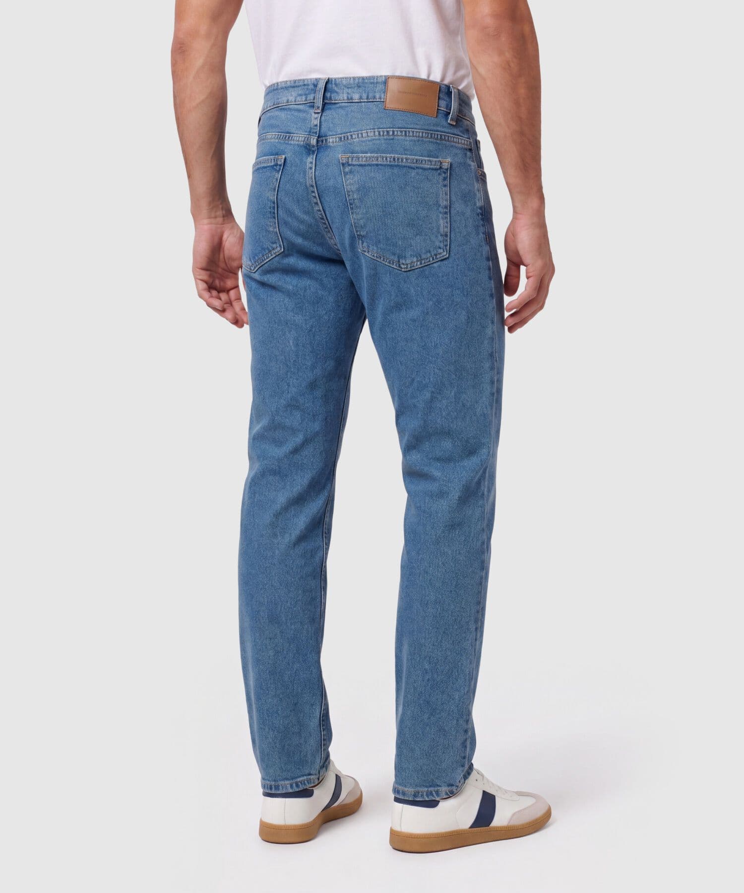 Jean Marfil Fluido azul marino para hombre, vista 4