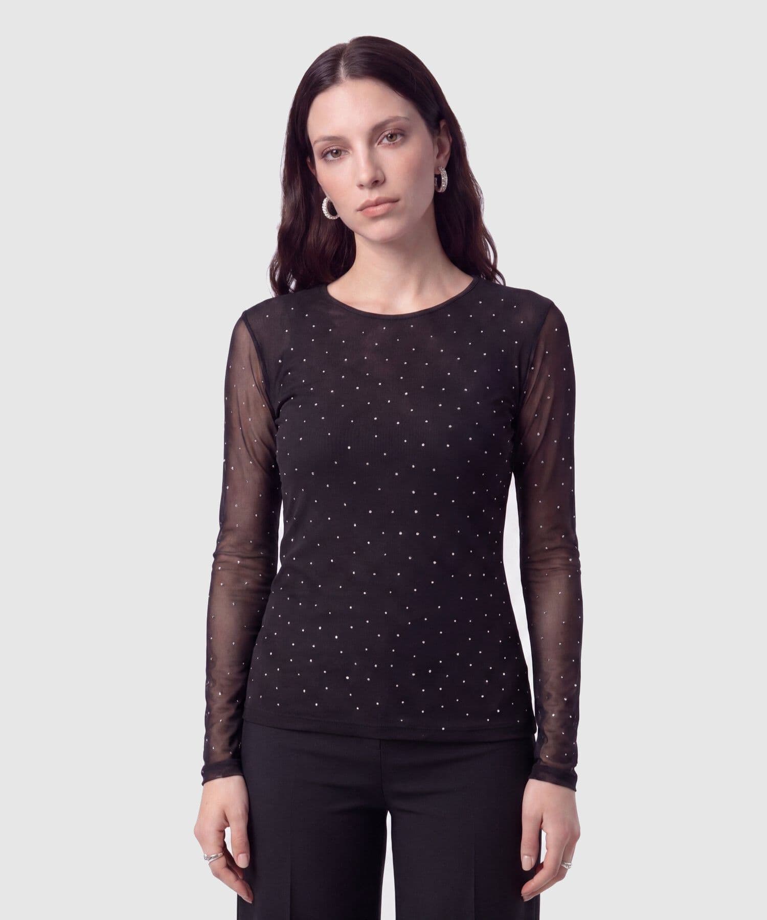 Camiseta Lumbre Sastre negro para mujer, vista principal