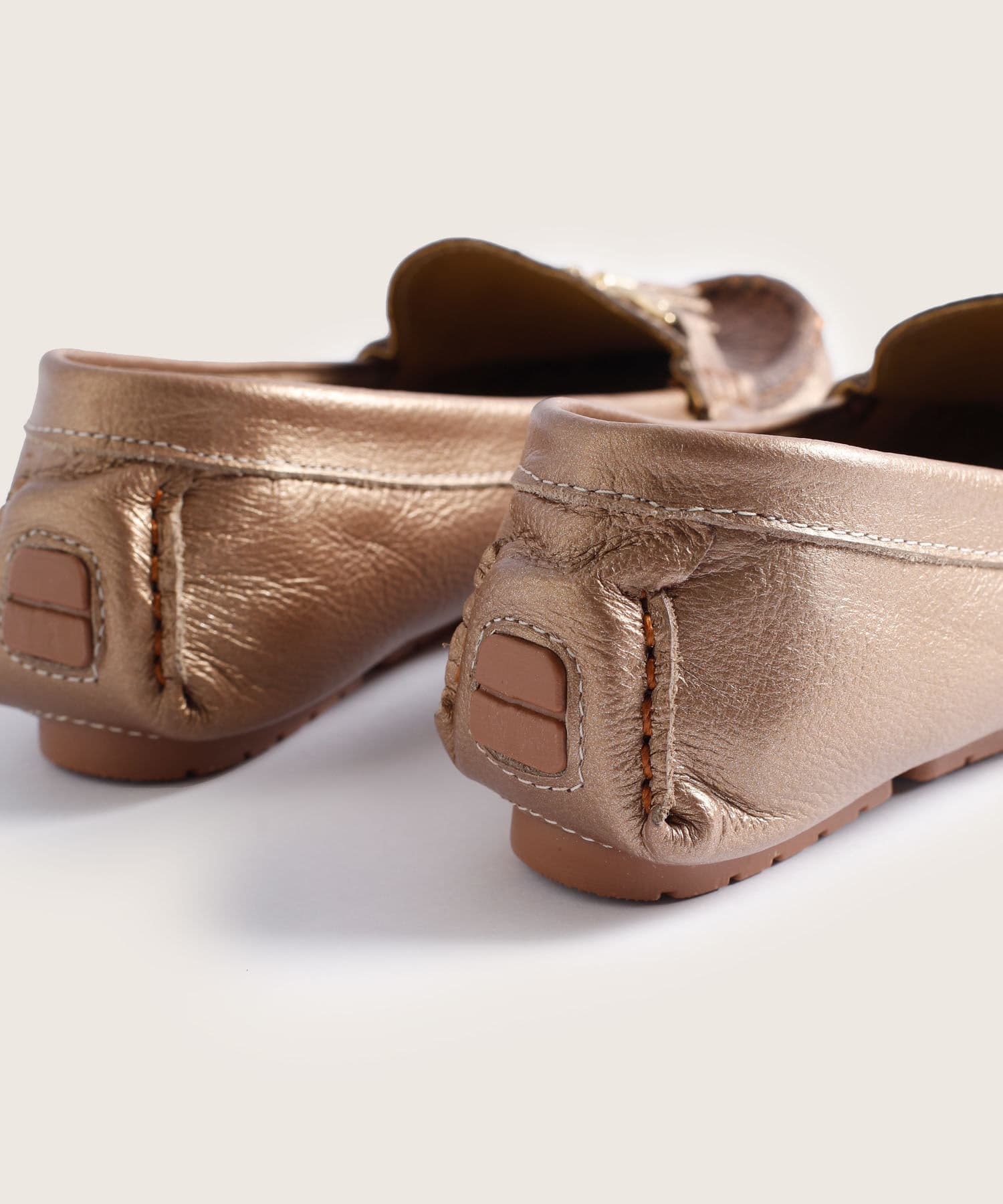 Mocasines Guayacán Minimalista café para mujer, vista 4