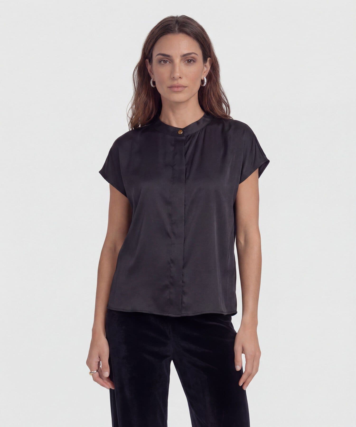 Blusa Cobalto Sastre negro para mujer, vista principal