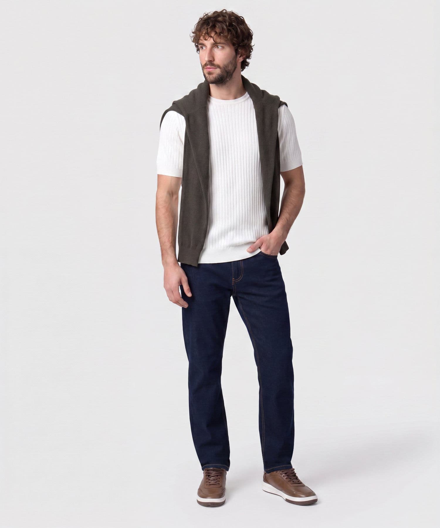 Jean Horizonte Esencial azul marino para hombre, vista 2