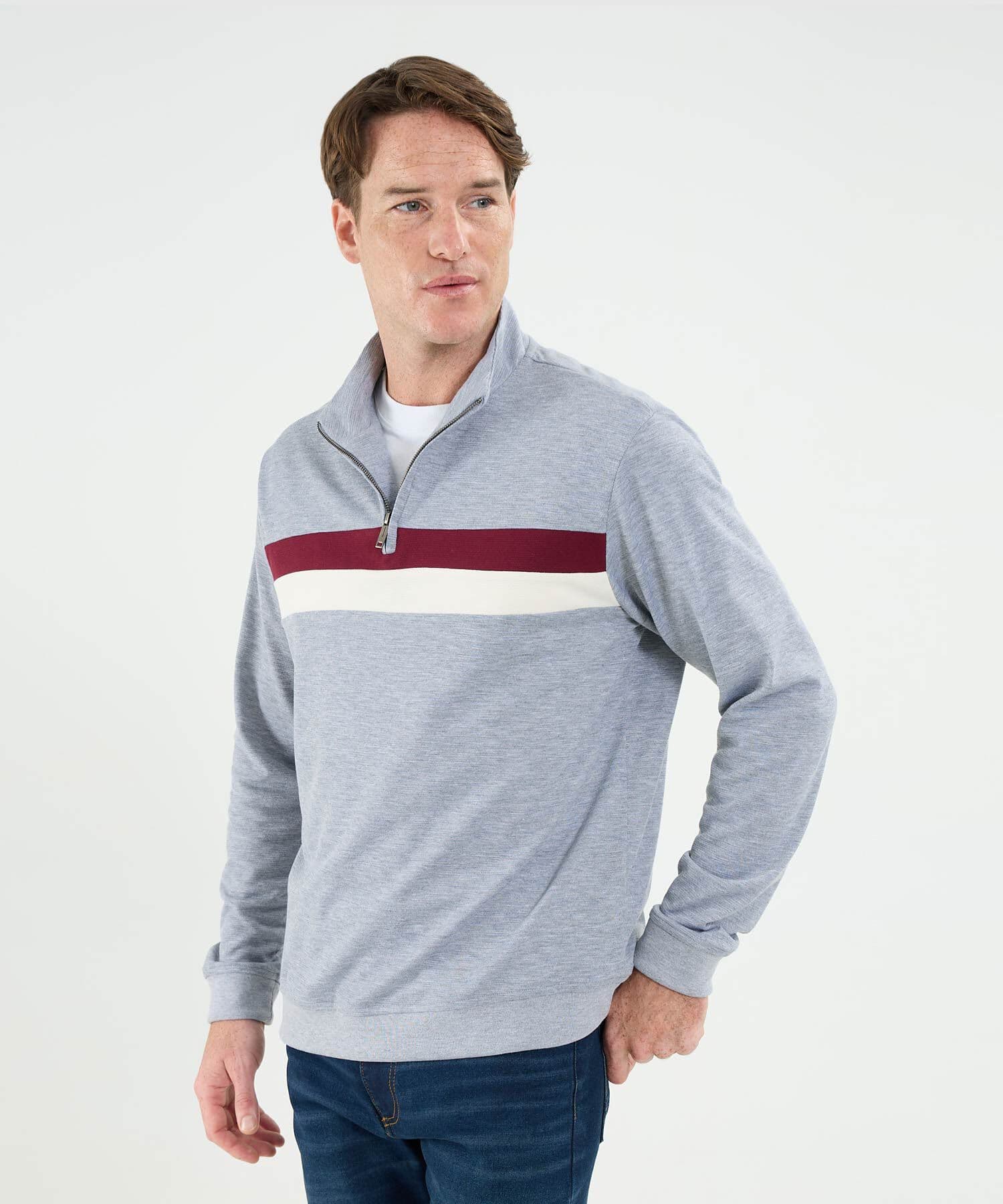 Buzo Lumbre Fluido gris humo para hombre, vista principal