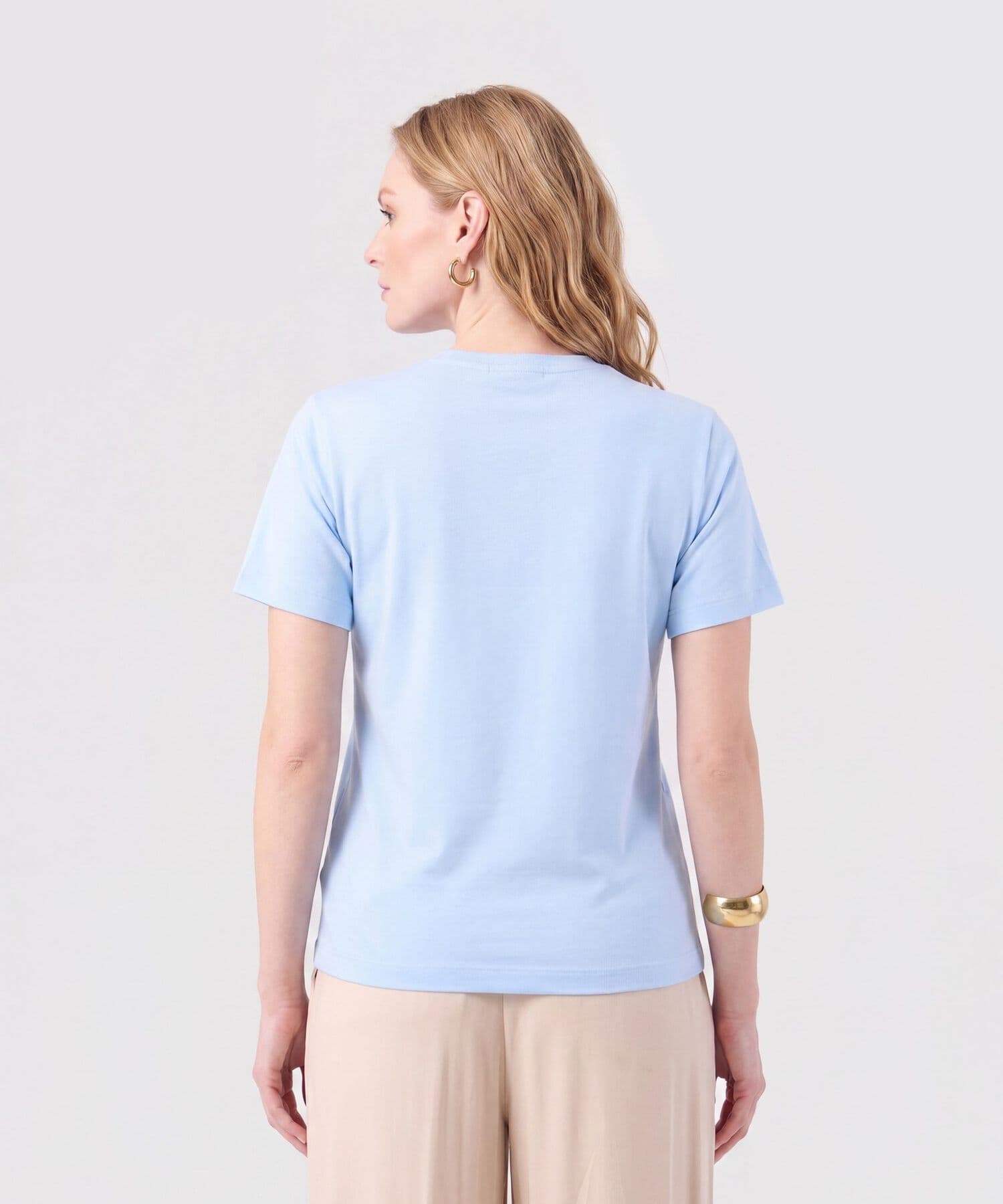 Camiseta Solana de Noche azul marino para mujer, vista 4