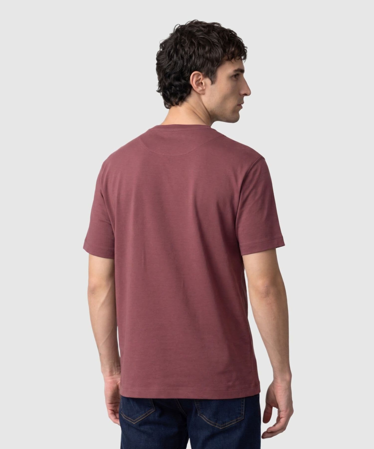 Camiseta Salina de Noche lila para hombre, vista 4