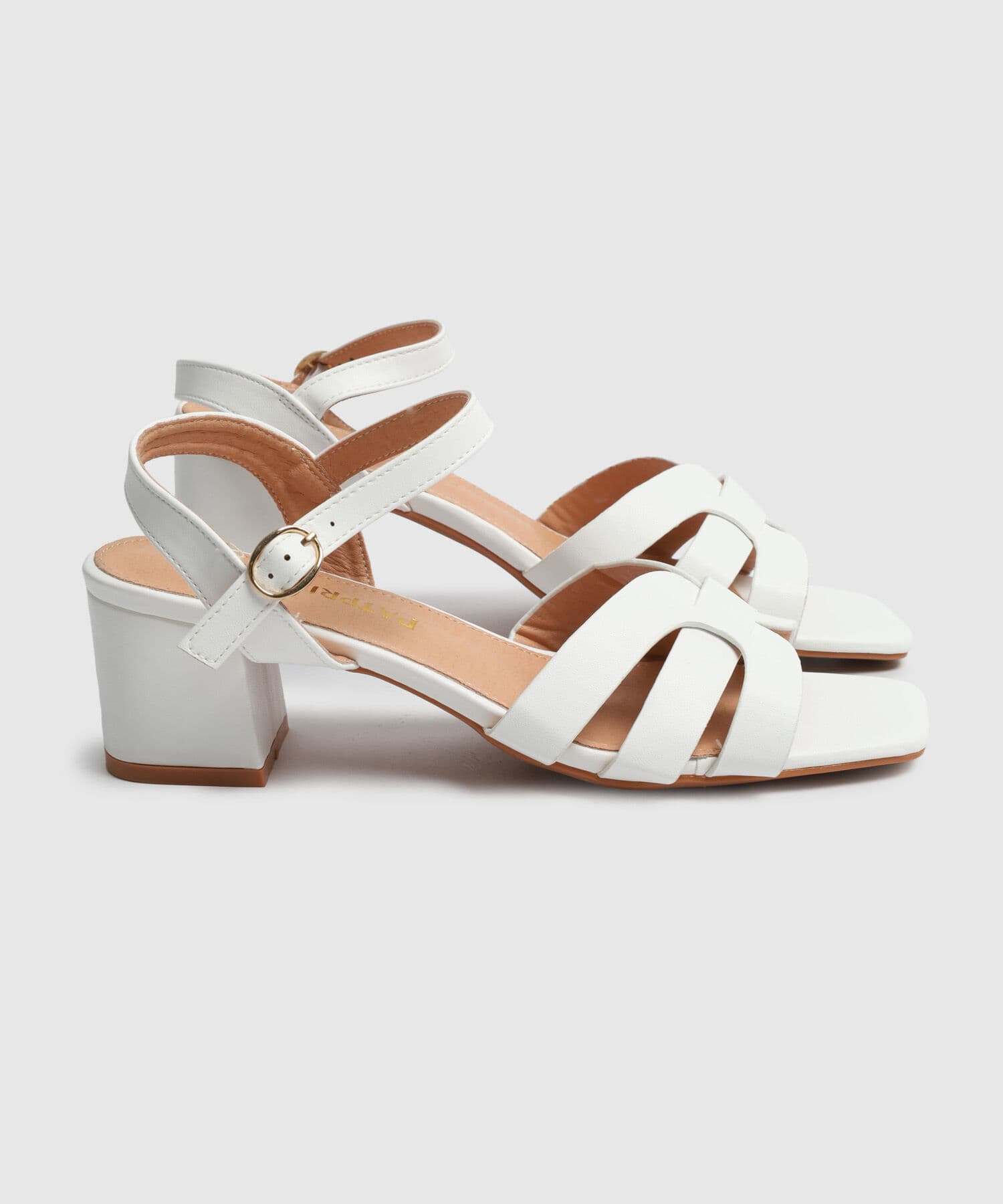 Sandalia Brisa Minimalista blanco para mujer, vista 2