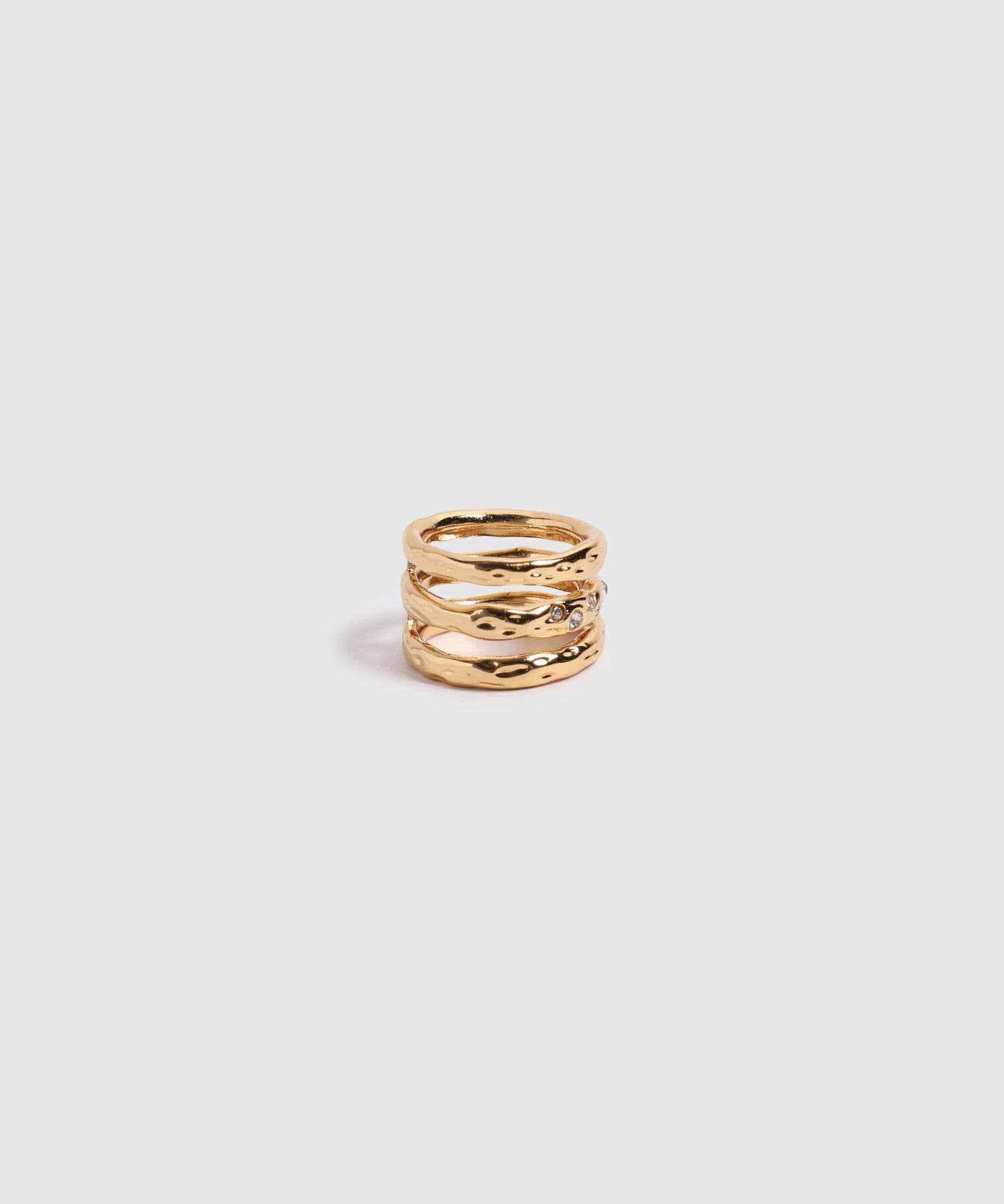 Anillo Alba Esencial dorado para mujer, vista principal