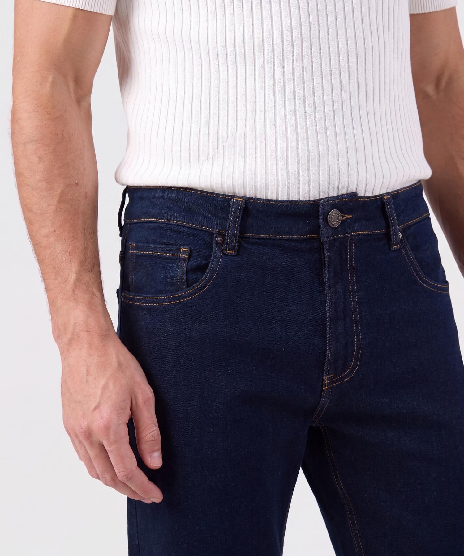 Jean Horizonte Esencial azul marino para hombre, vista 3