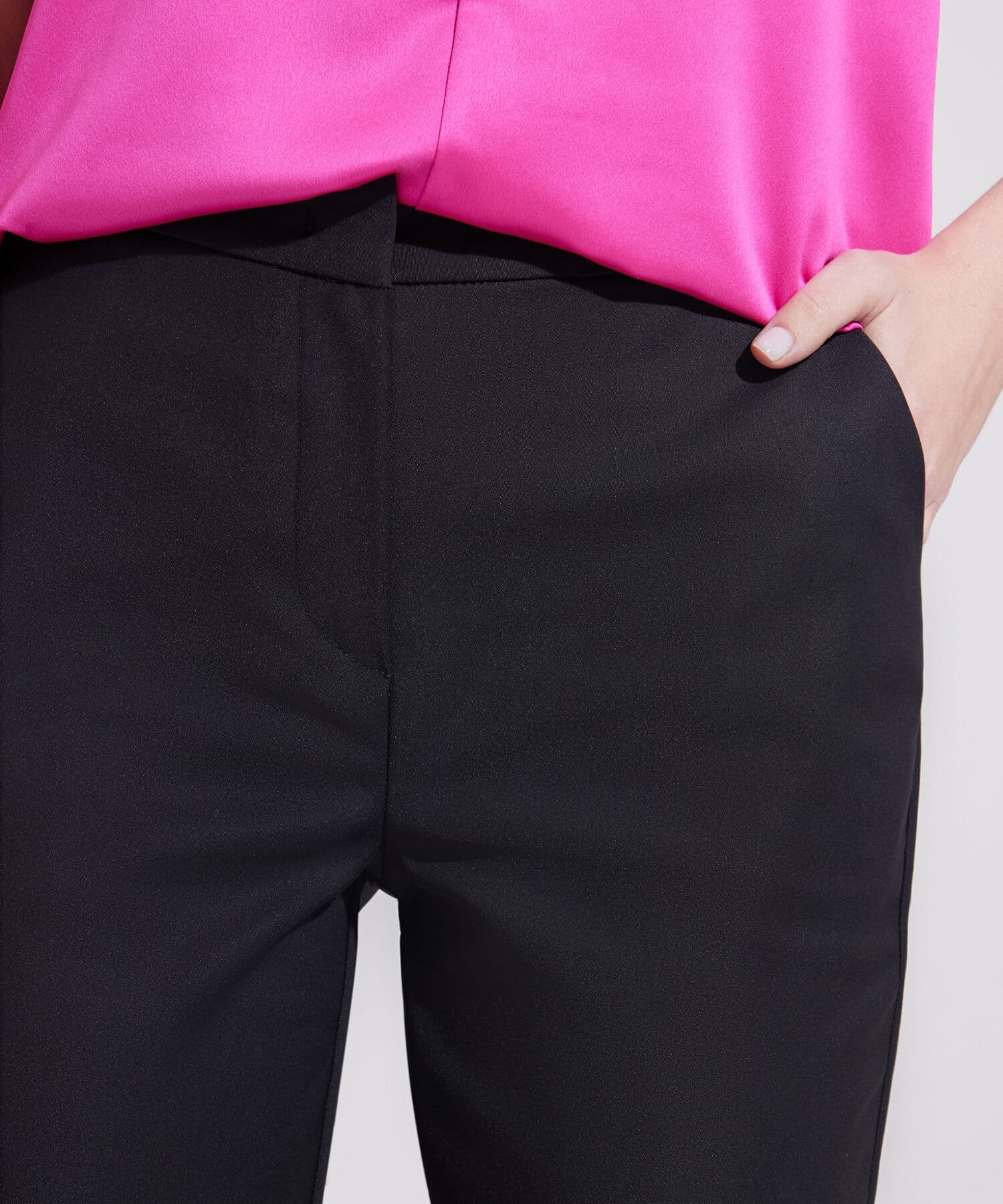 Pantalón Brisa Relajado negro para mujer, vista 3