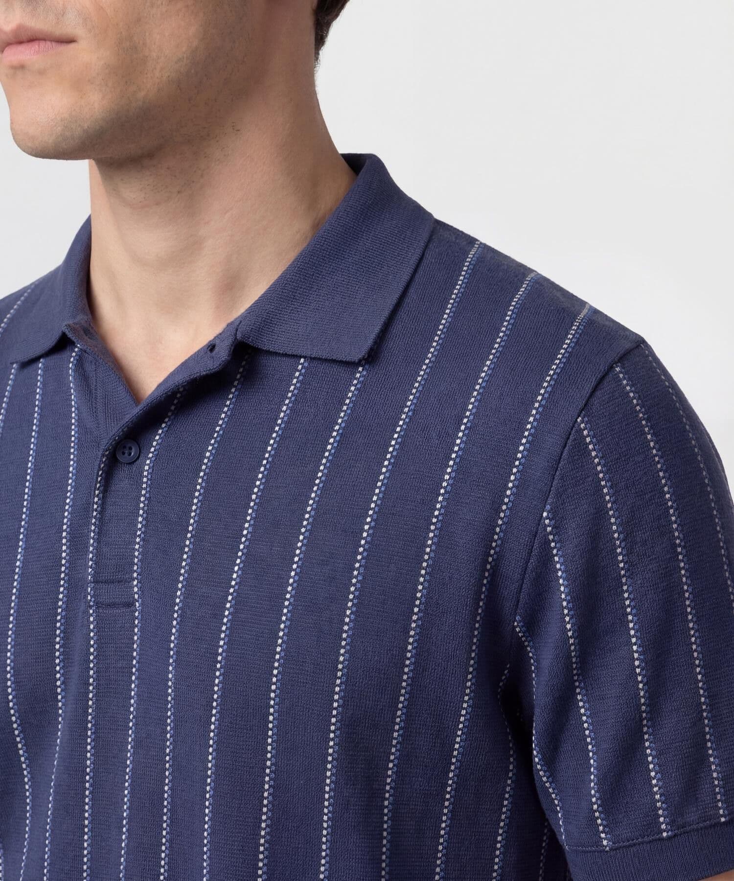 Polo Cauce Ligero azul marino para hombre, vista 4