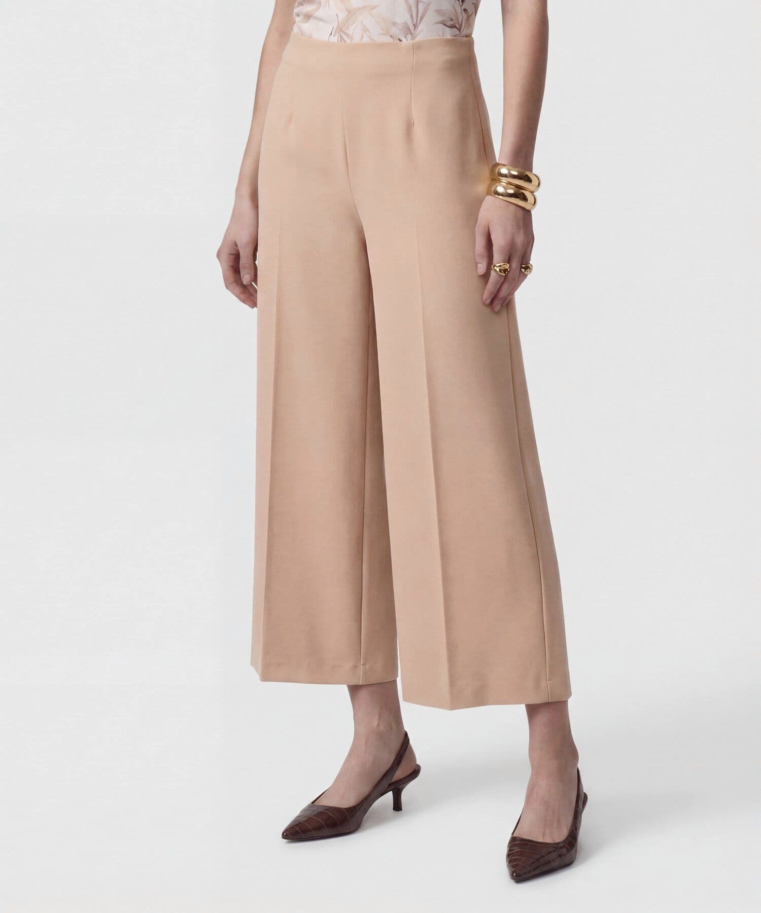 Pantalón Serena Contemporáneo café para mujer, vista principal