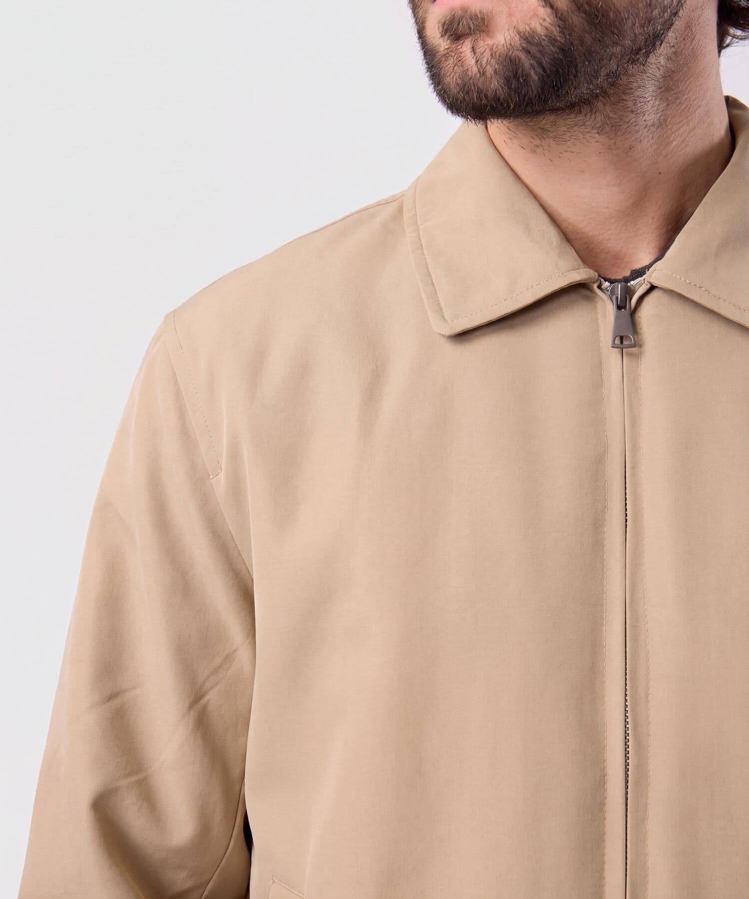 Chaqueta Horizonte Natural café para hombre, vista 3