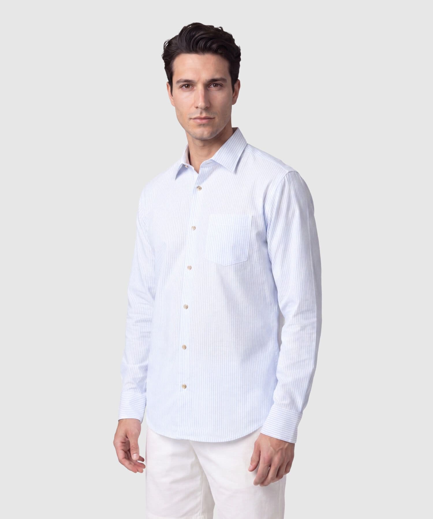 Camisa Cauce Suave azul marino para hombre, vista principal